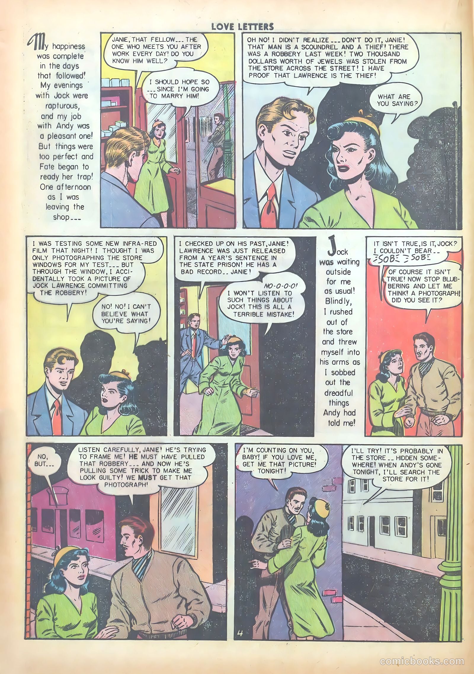 Love Letters #9 (1951) — page 22 of 51