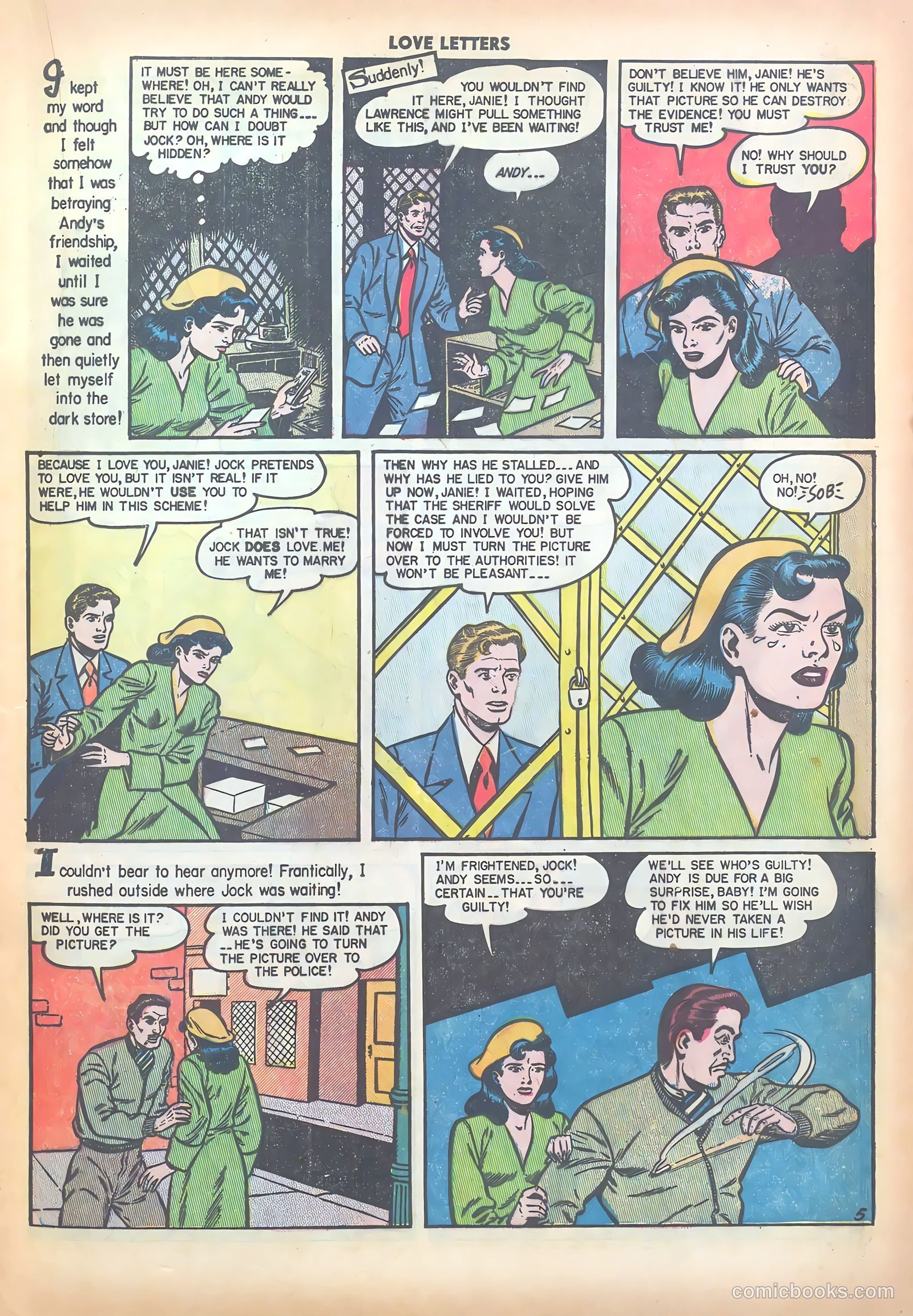Love Letters #9 (1951) — page 23 of 51