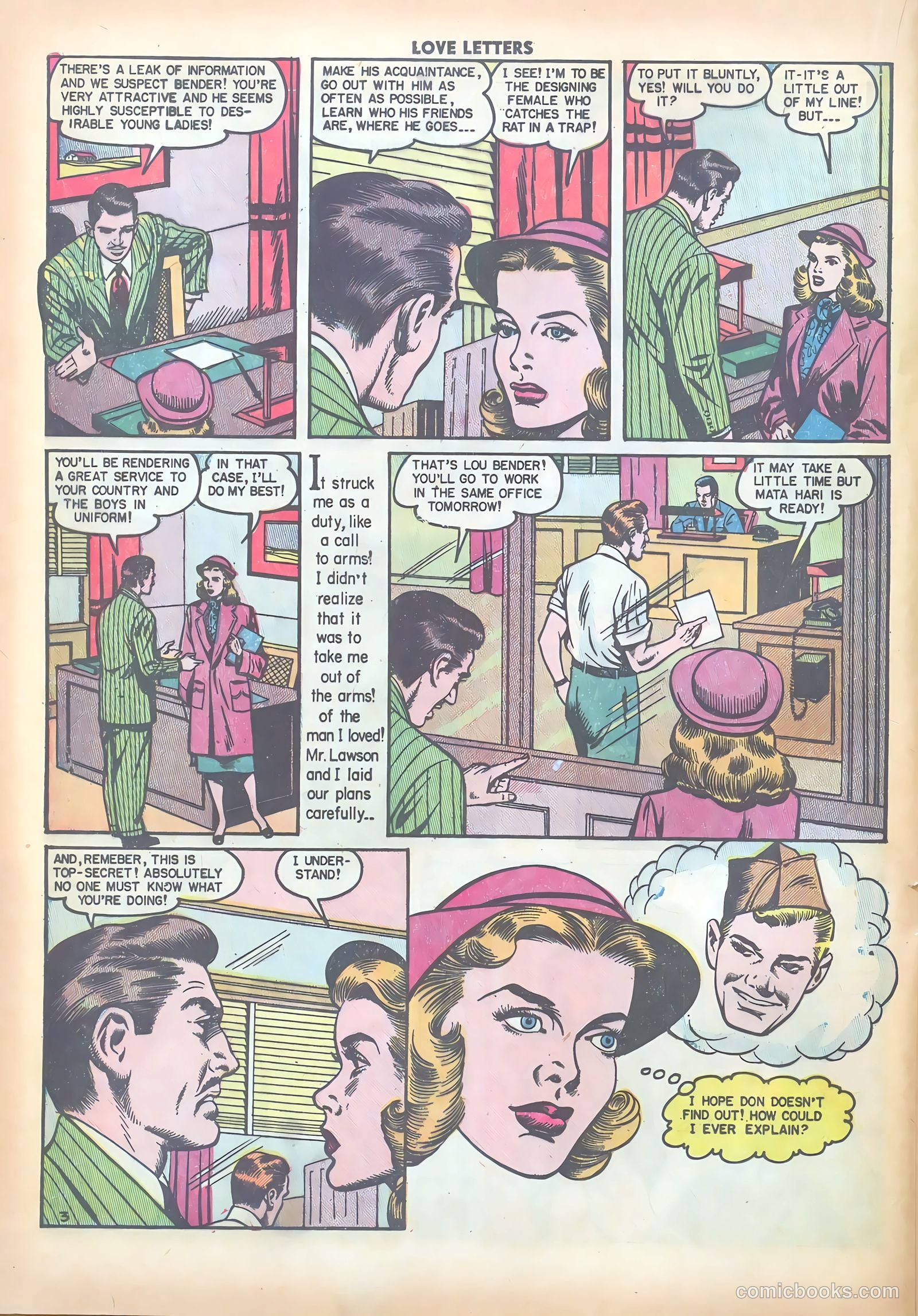 Love Letters #9 (1951) — page 29 of 51