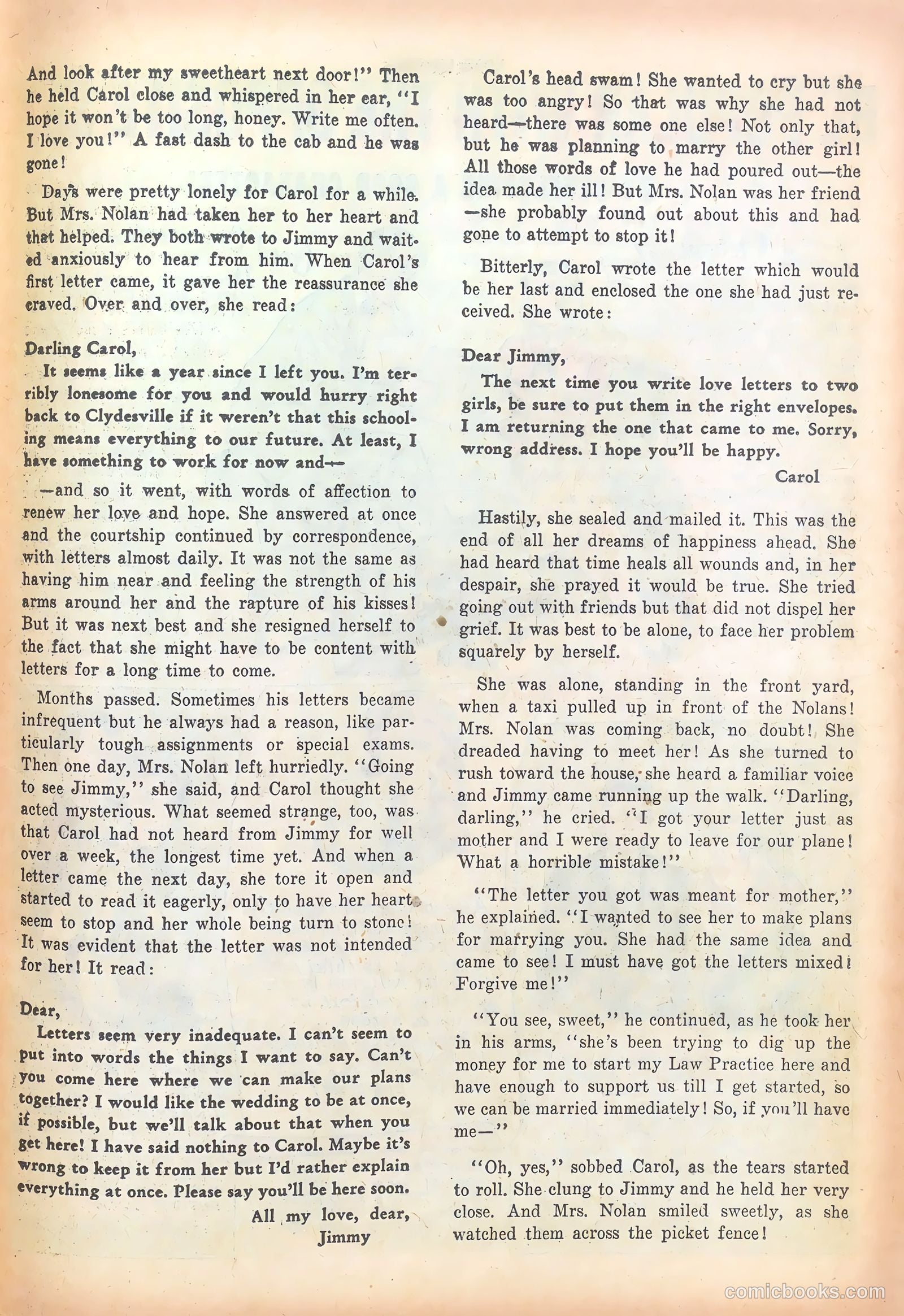 Love Letters #9 (1951) — page 38 of 51
