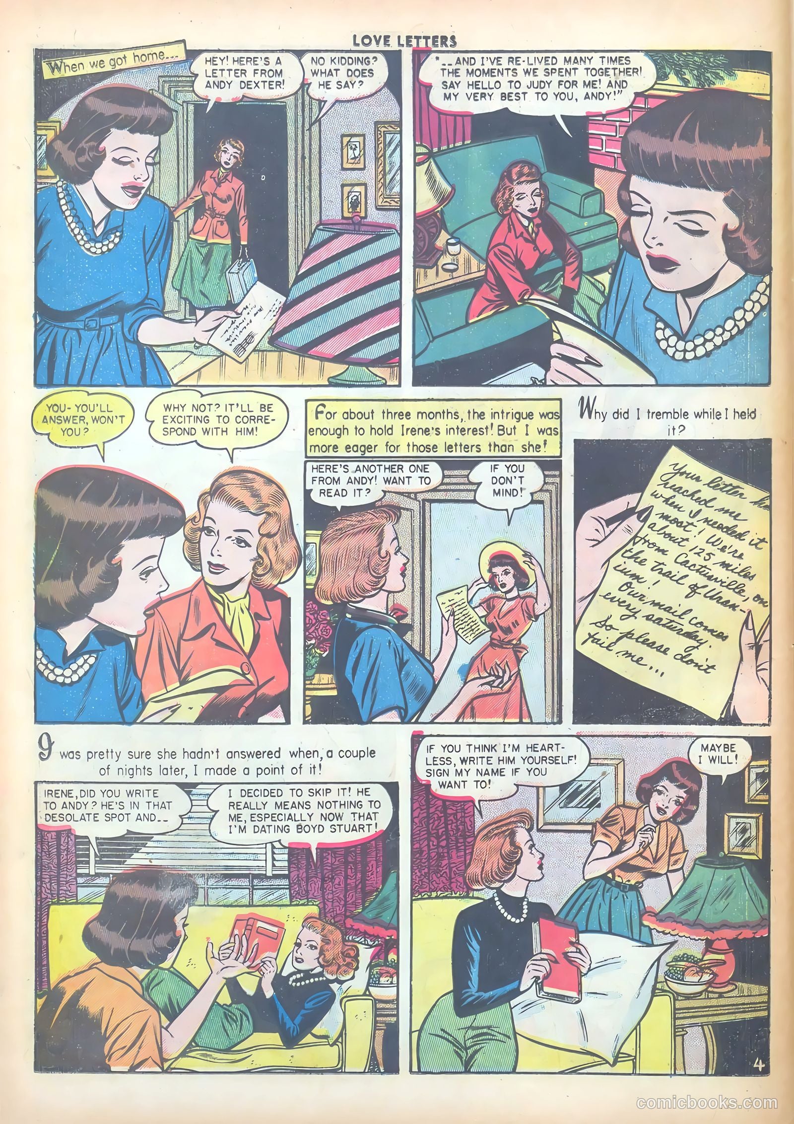 Love Letters #9 (1951) — page 43 of 51