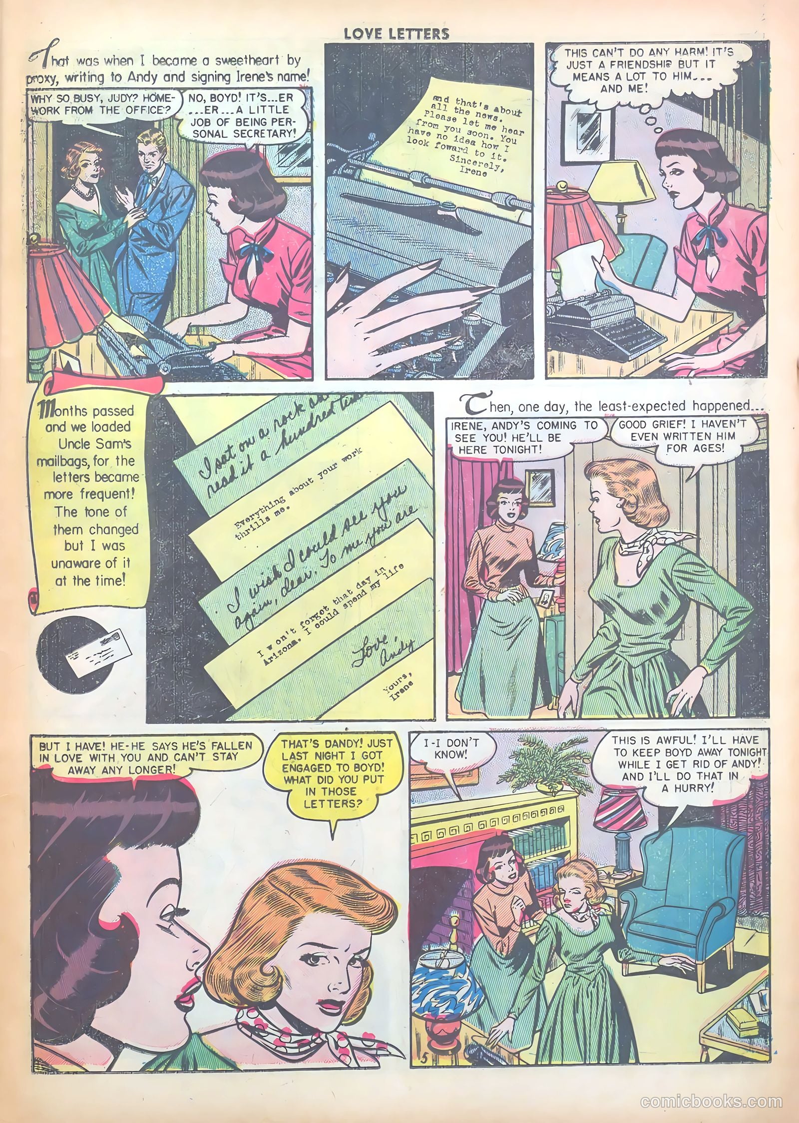 Love Letters #9 (1951) — page 44 of 51