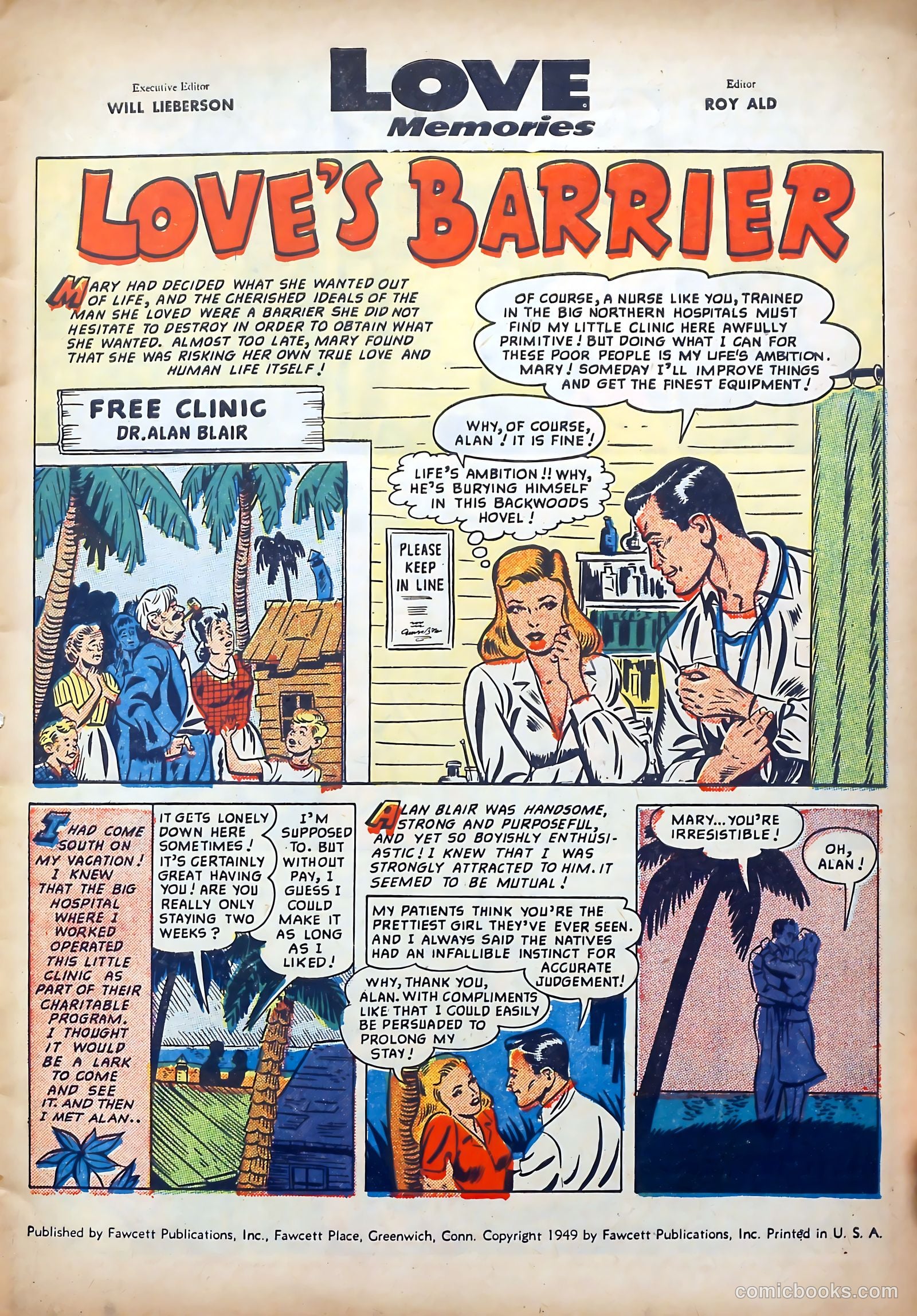 Love Memories #1 (1949) — page 3 of 36