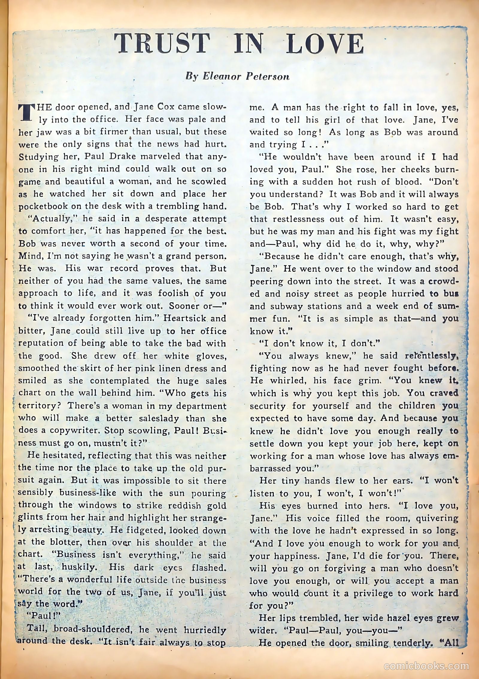 Love Memories #1 (1949) — page 23 of 36