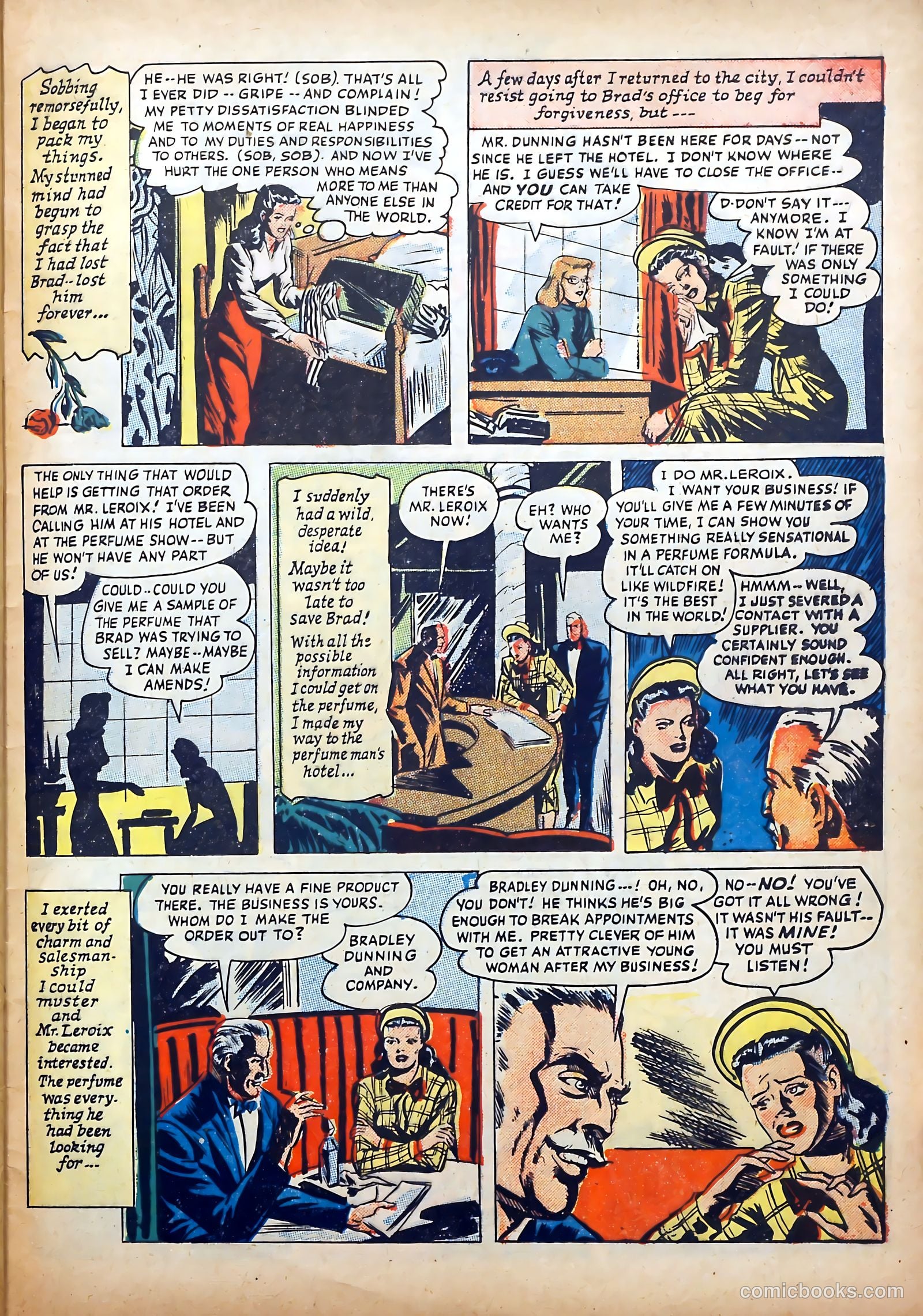 Love Memories #1 (1949) — page 33 of 36