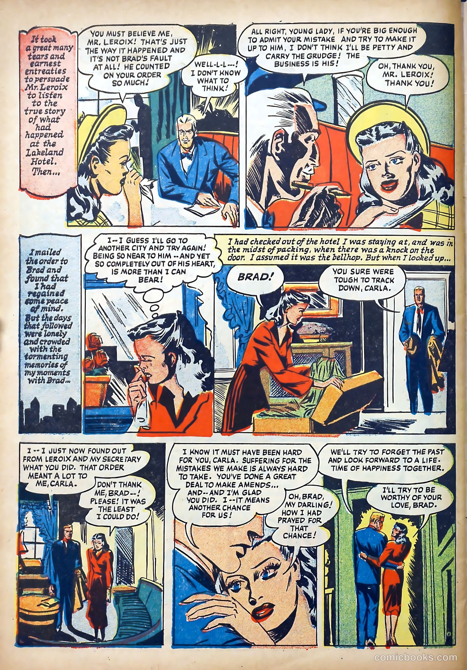 Love Memories #1 (1949) — page 34 of 36