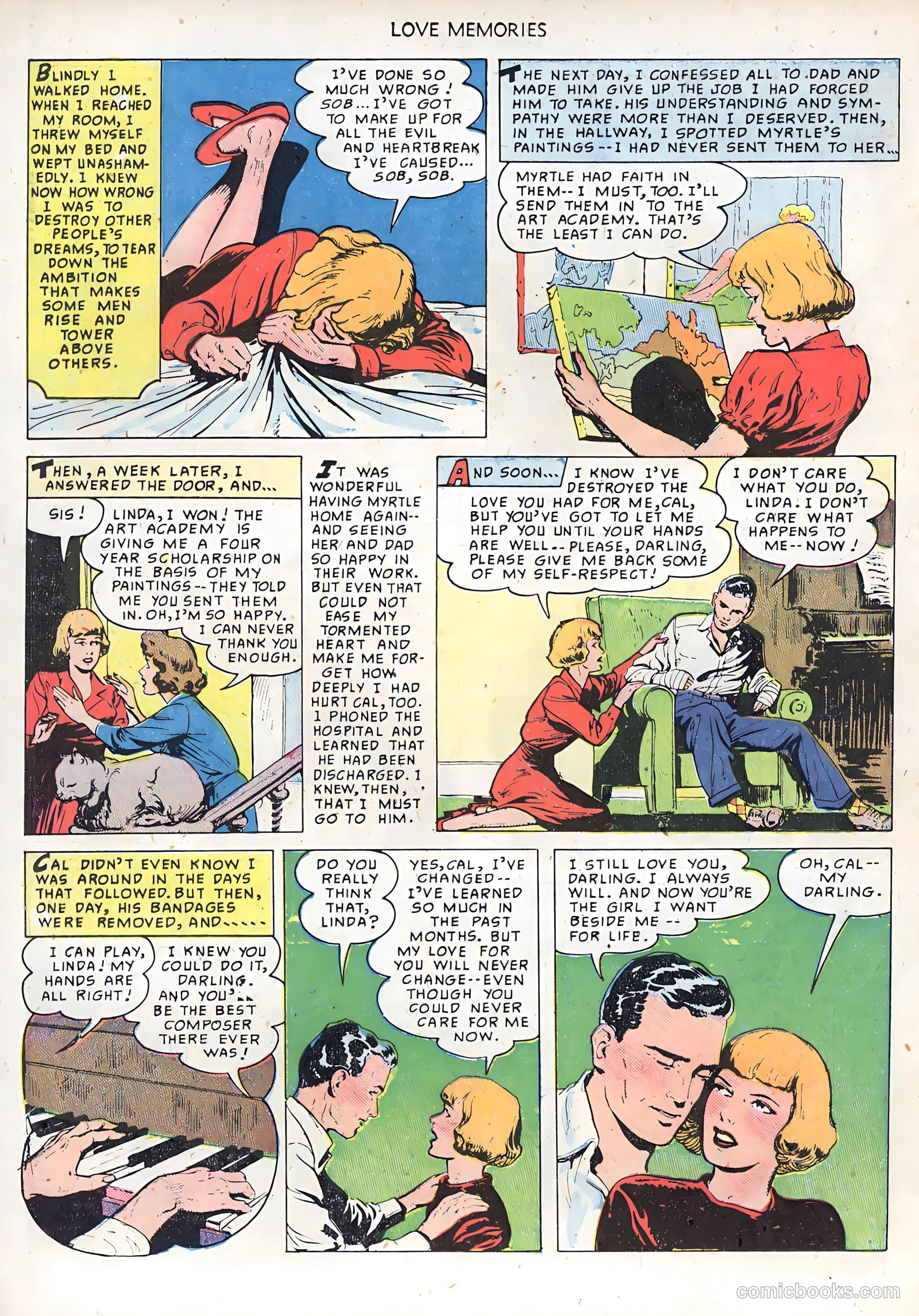 Love Memories #2 (1950) — page 22 of 37