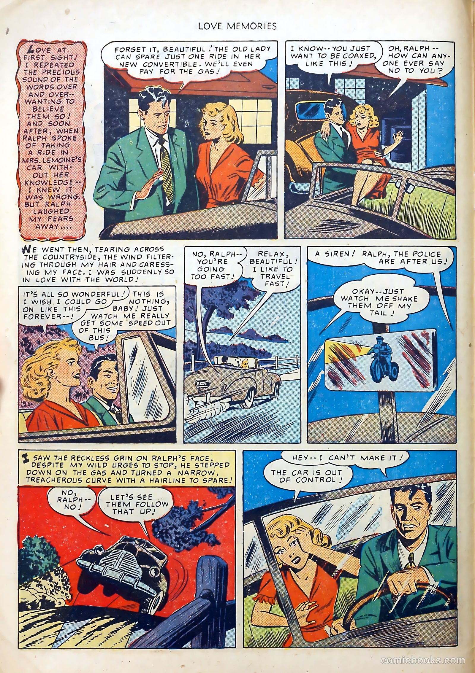 Love Memories #3 (1950) — page 6 of 36
