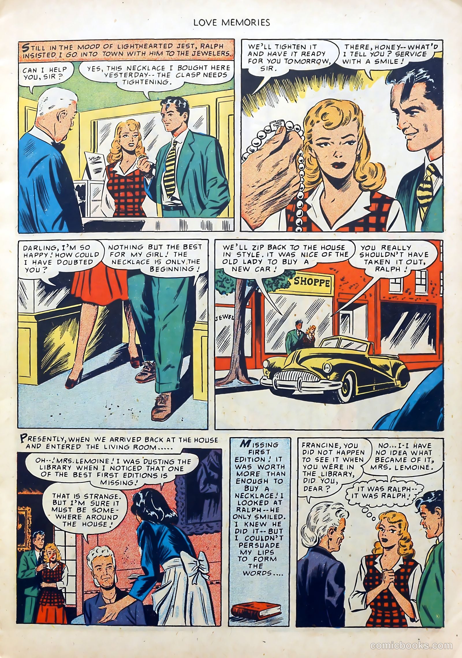 Love Memories #3 (1950) — page 9 of 36