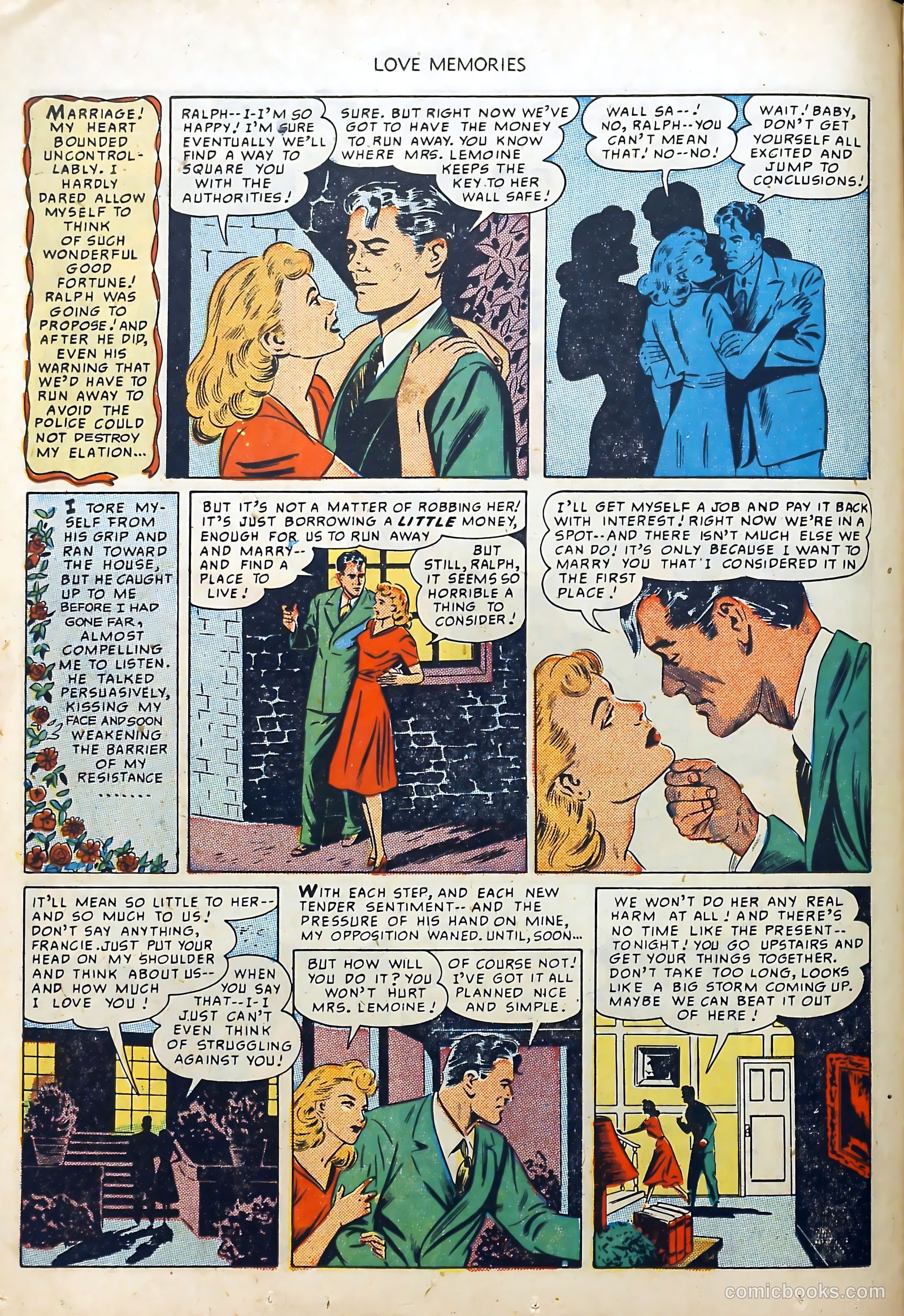 Love Memories #3 (1950) — page 12 of 36