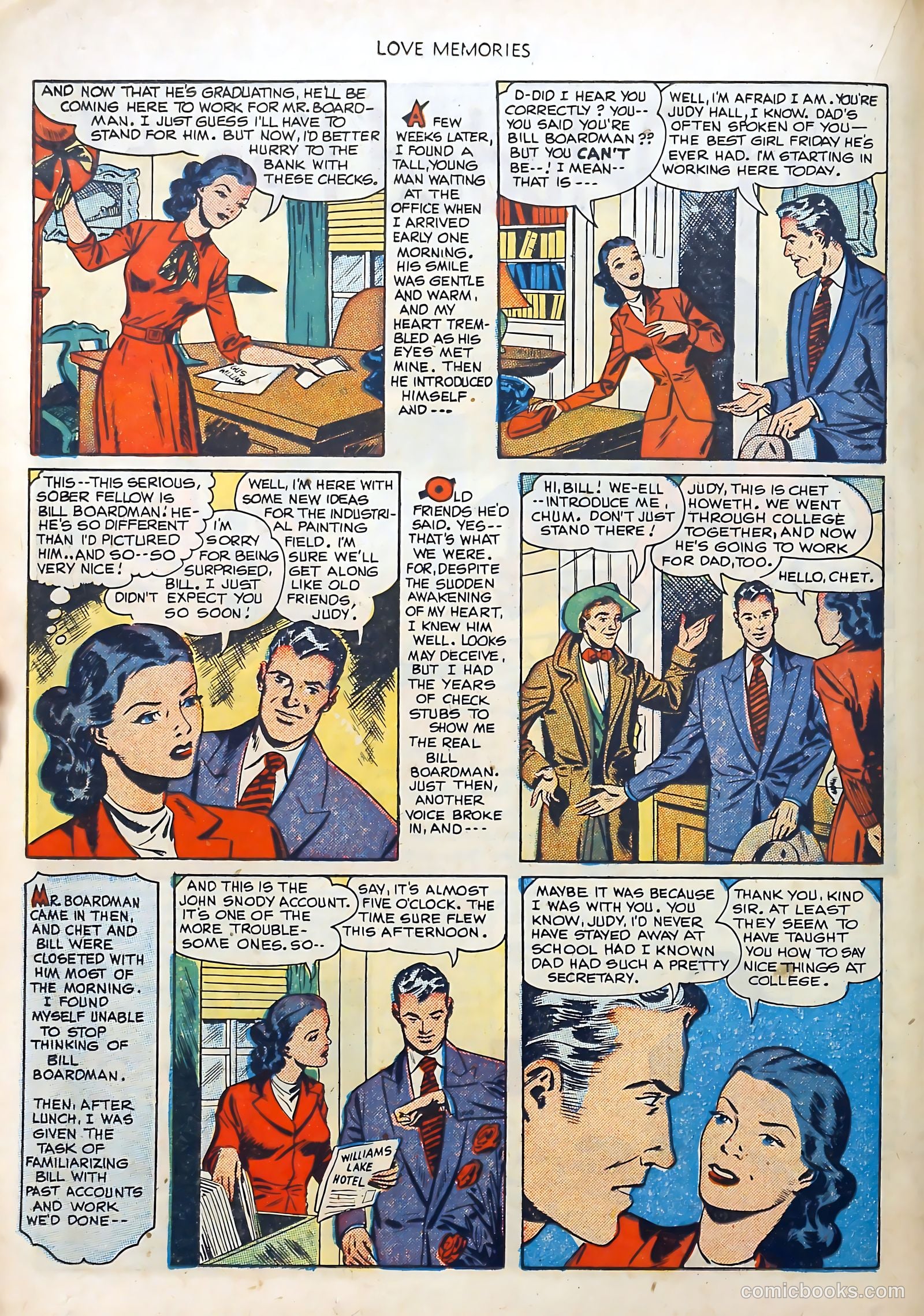 Love Memories #3 (1950) — page 18 of 36