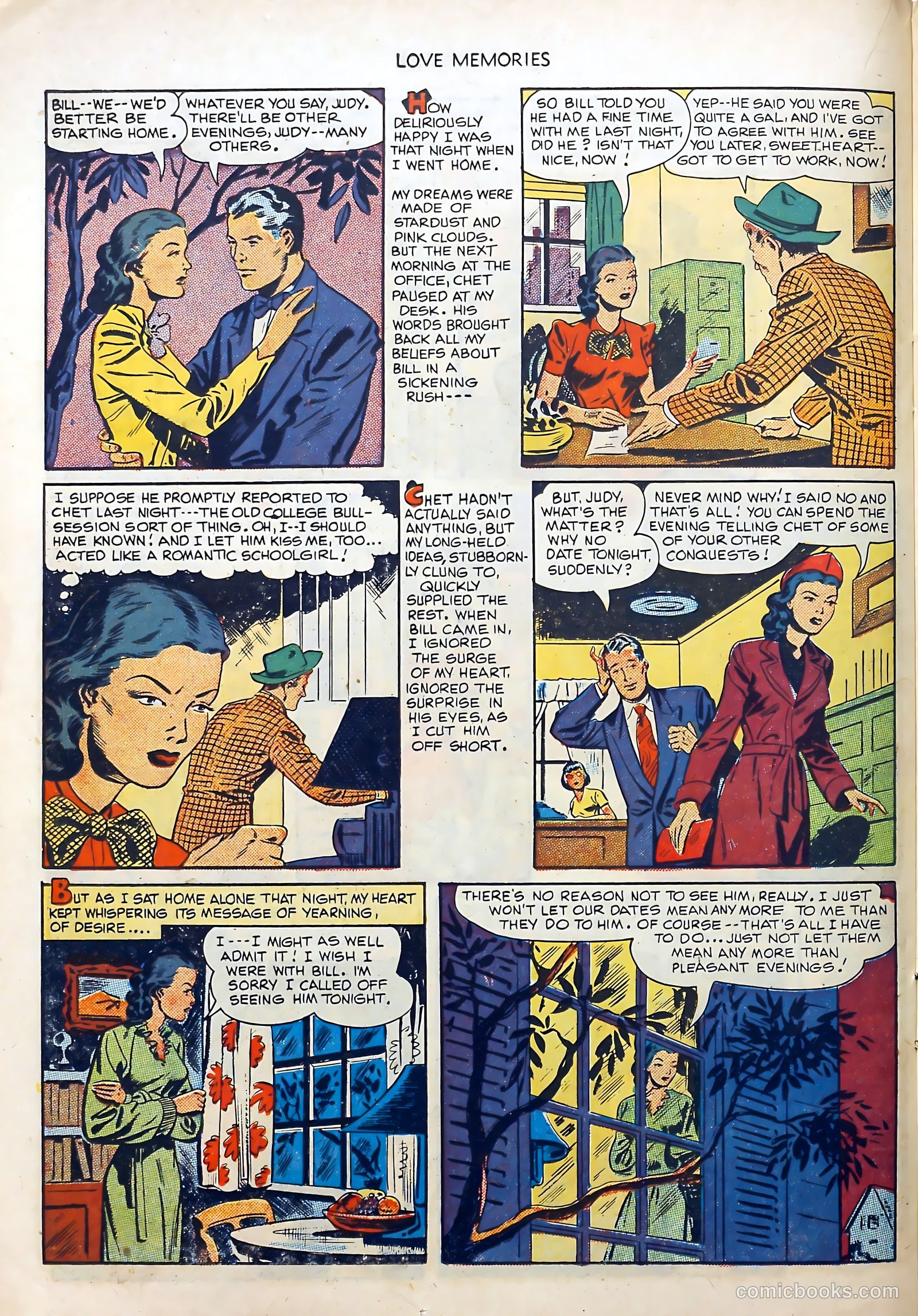Love Memories #3 (1950) — page 22 of 36