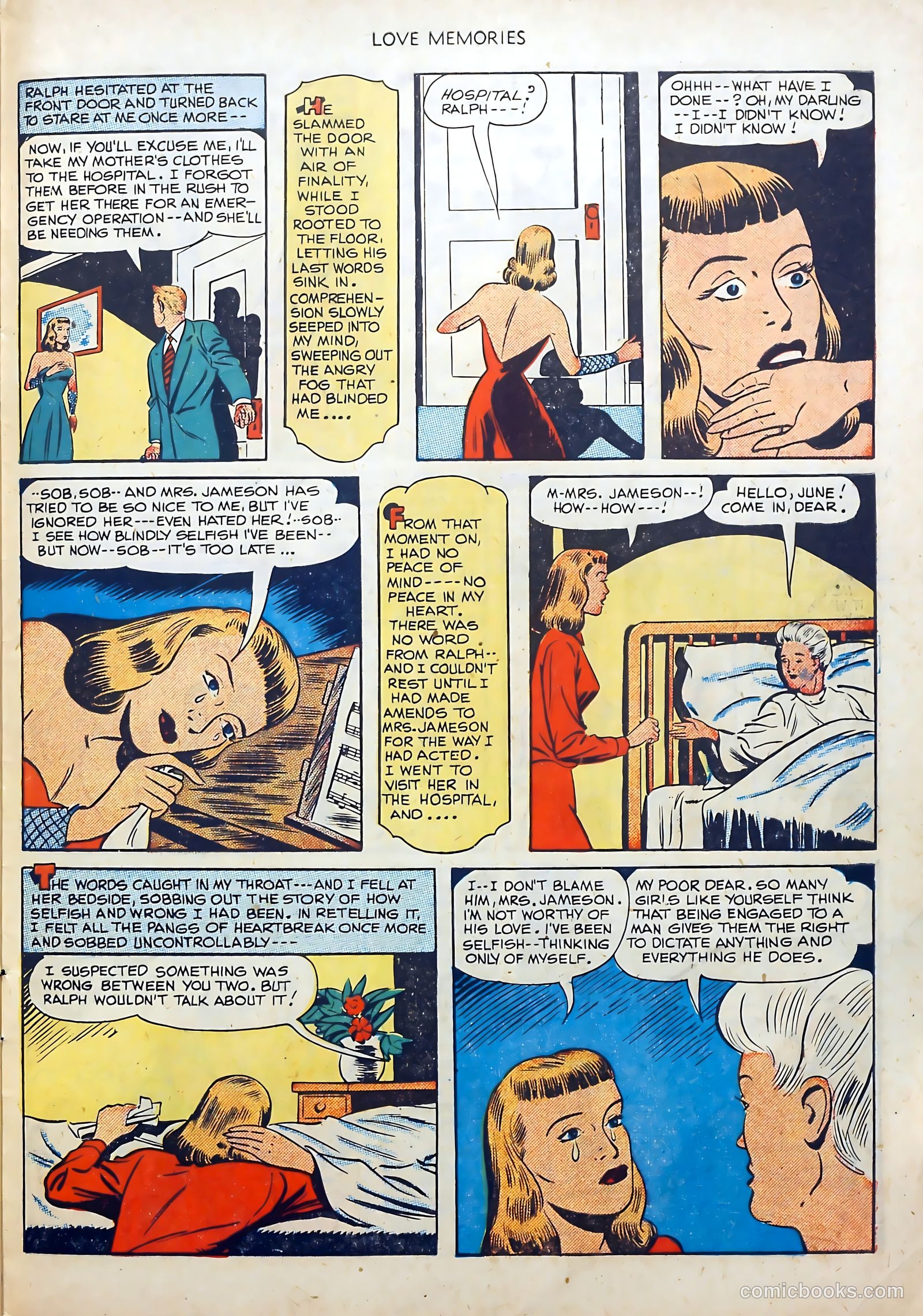 Love Memories #3 (1950) — page 33 of 36