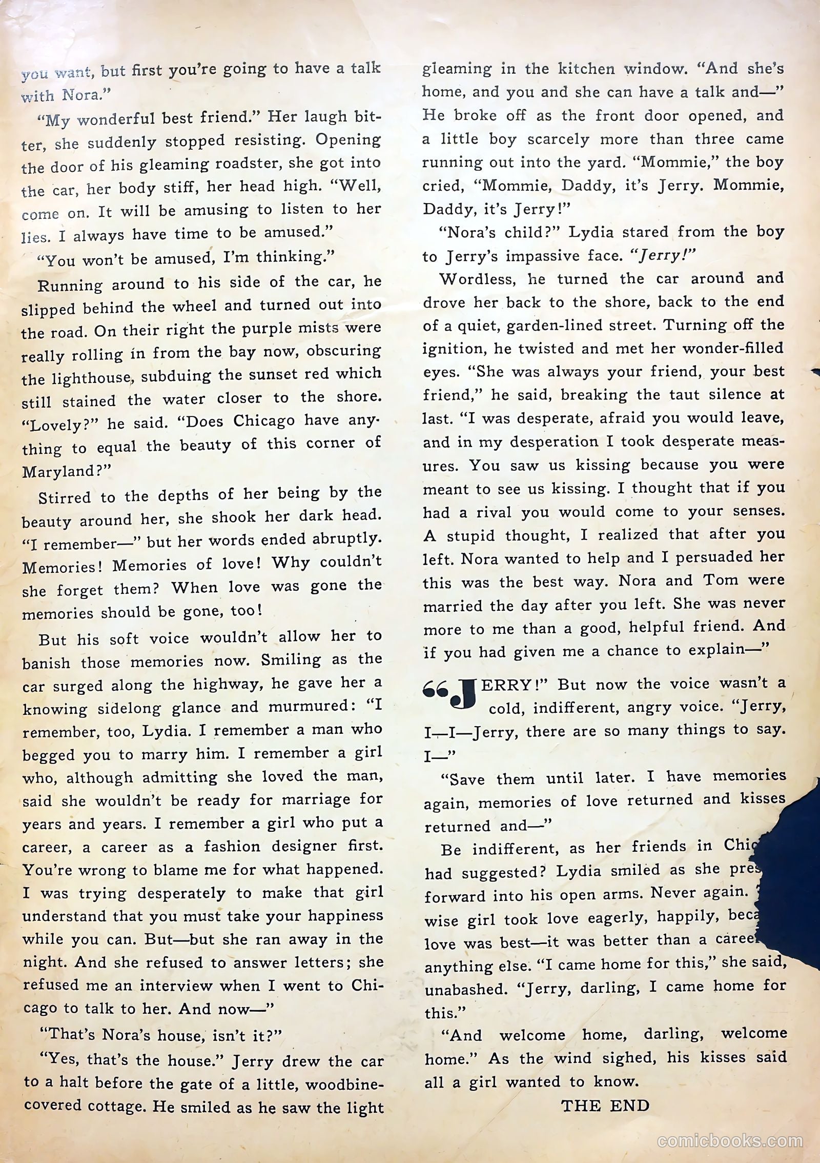 Love Memories #3 (1950) — page 35 of 36