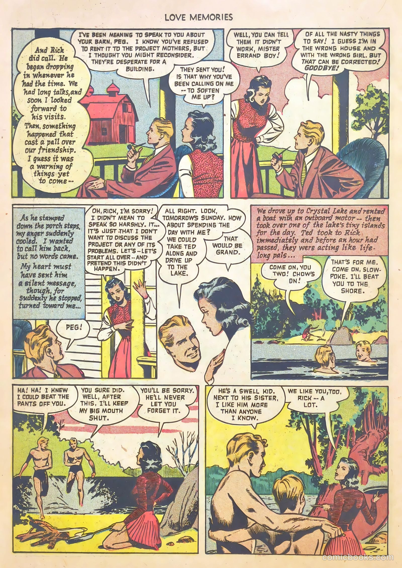 Love Memories #4 (1950) — page 18 of 37