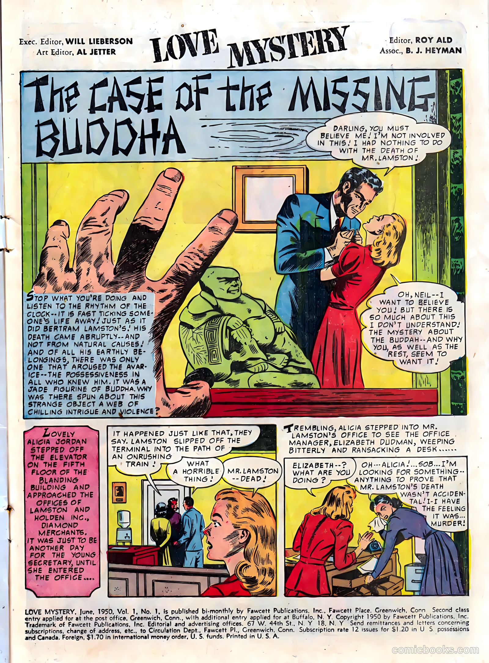 Love Mystery #1 (1950) — page 3 of 36