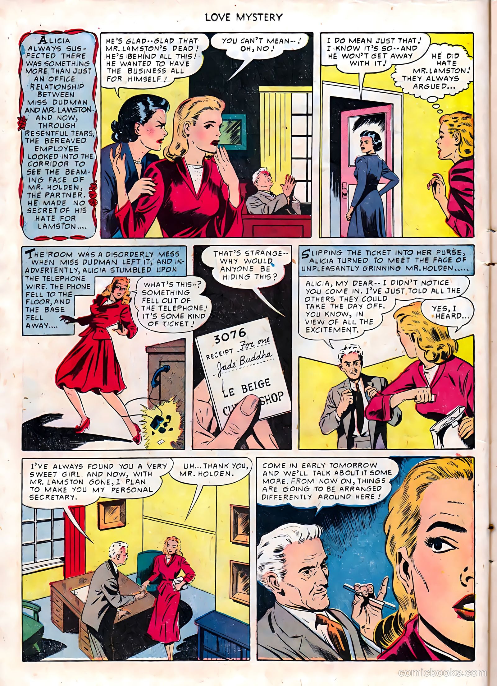 Love Mystery #1 (1950) — page 4 of 36