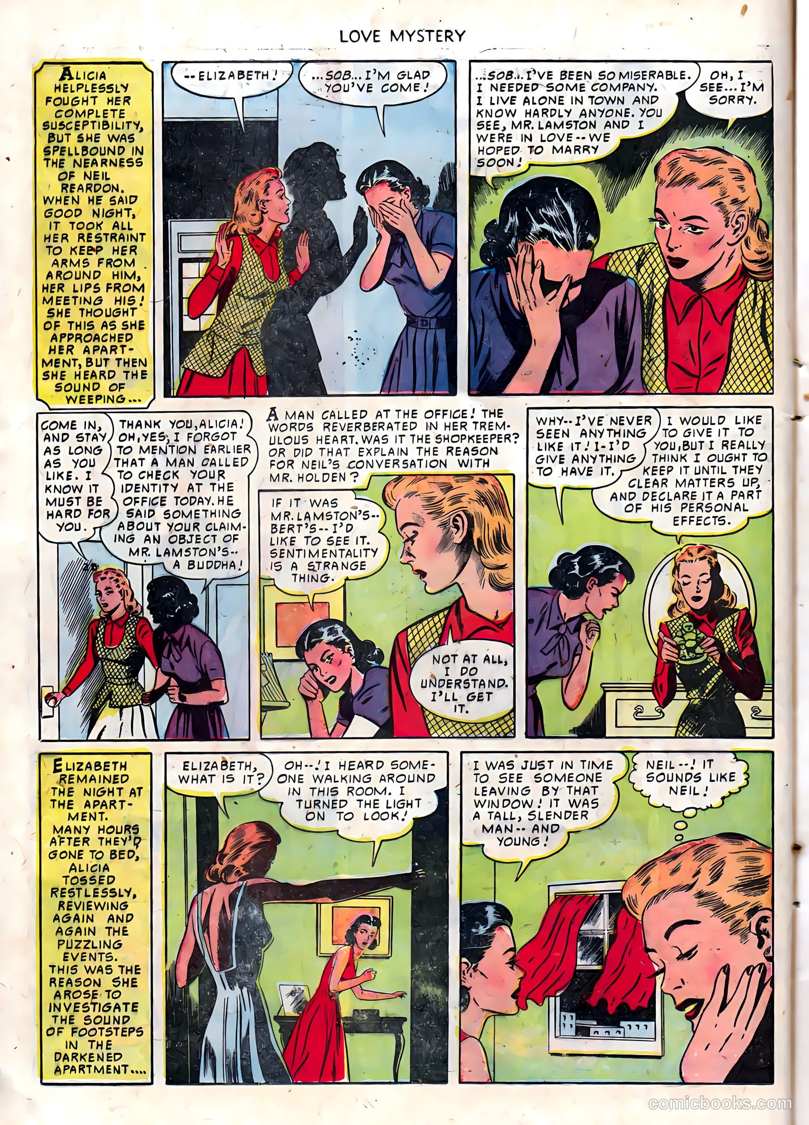 Love Mystery #1 (1950) — page 8 of 36