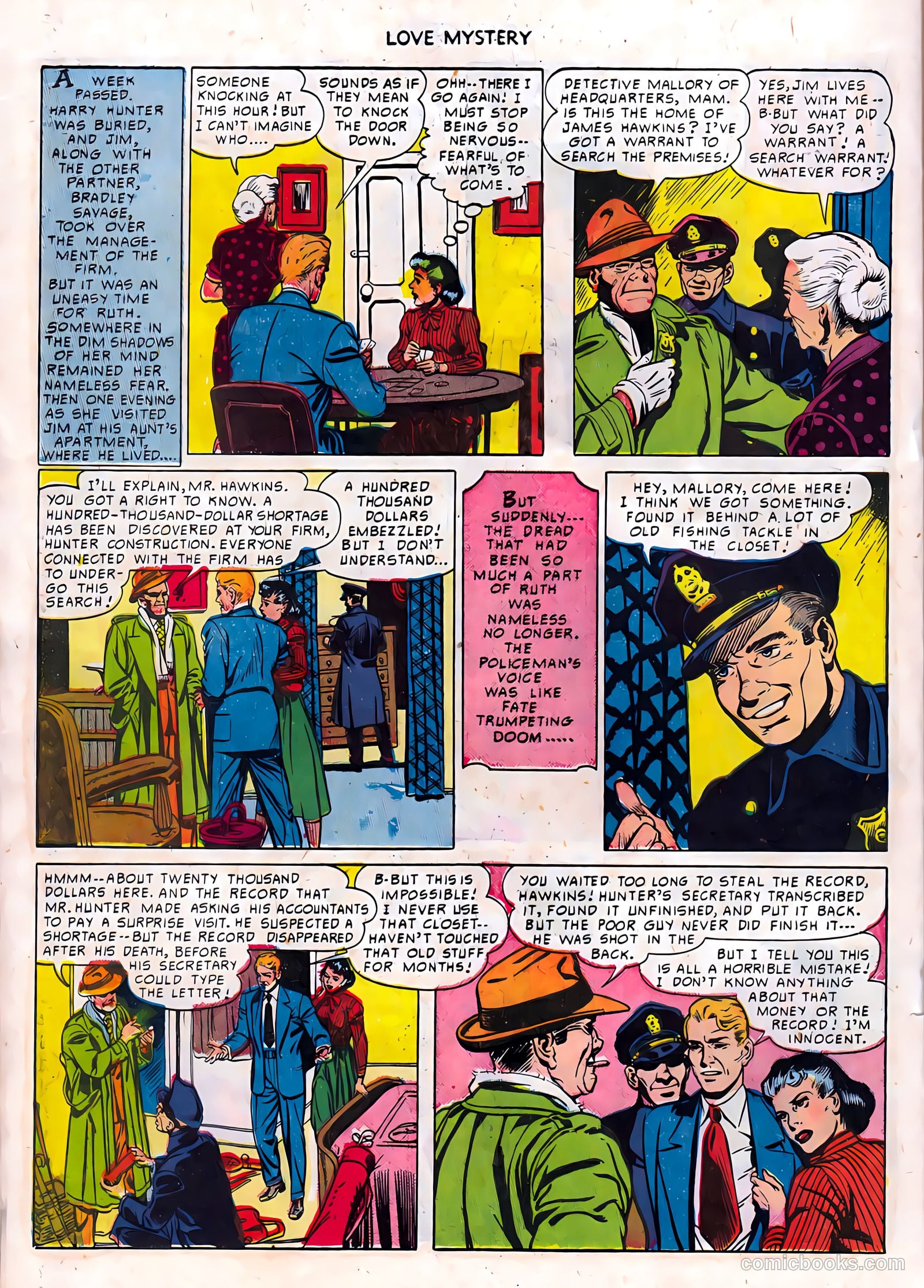 Love Mystery #1 (1950) — page 20 of 36
