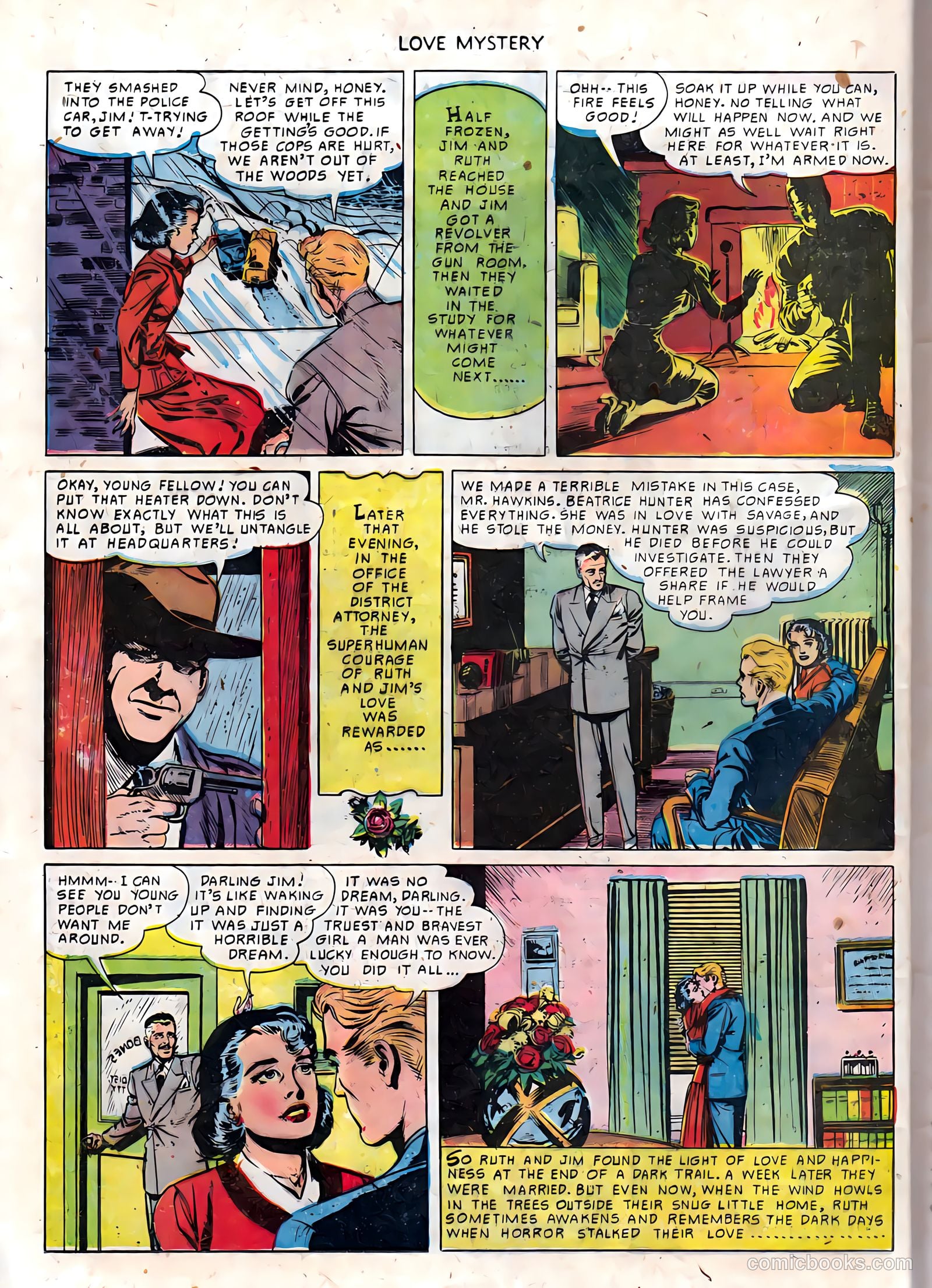 Love Mystery #1 (1950) — page 32 of 36