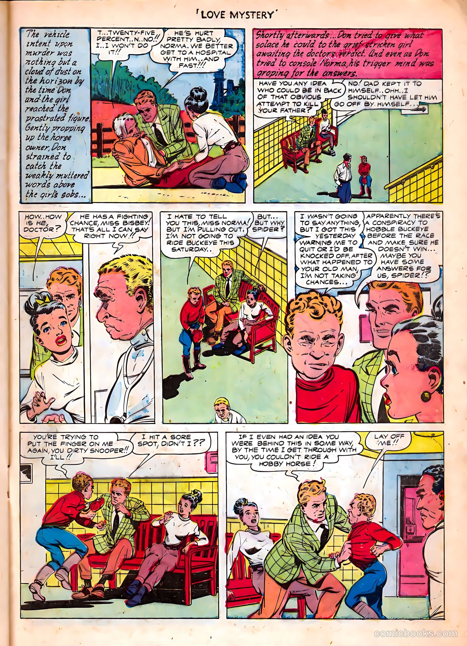 Love Mystery #3 (1950) — page 25 of 36