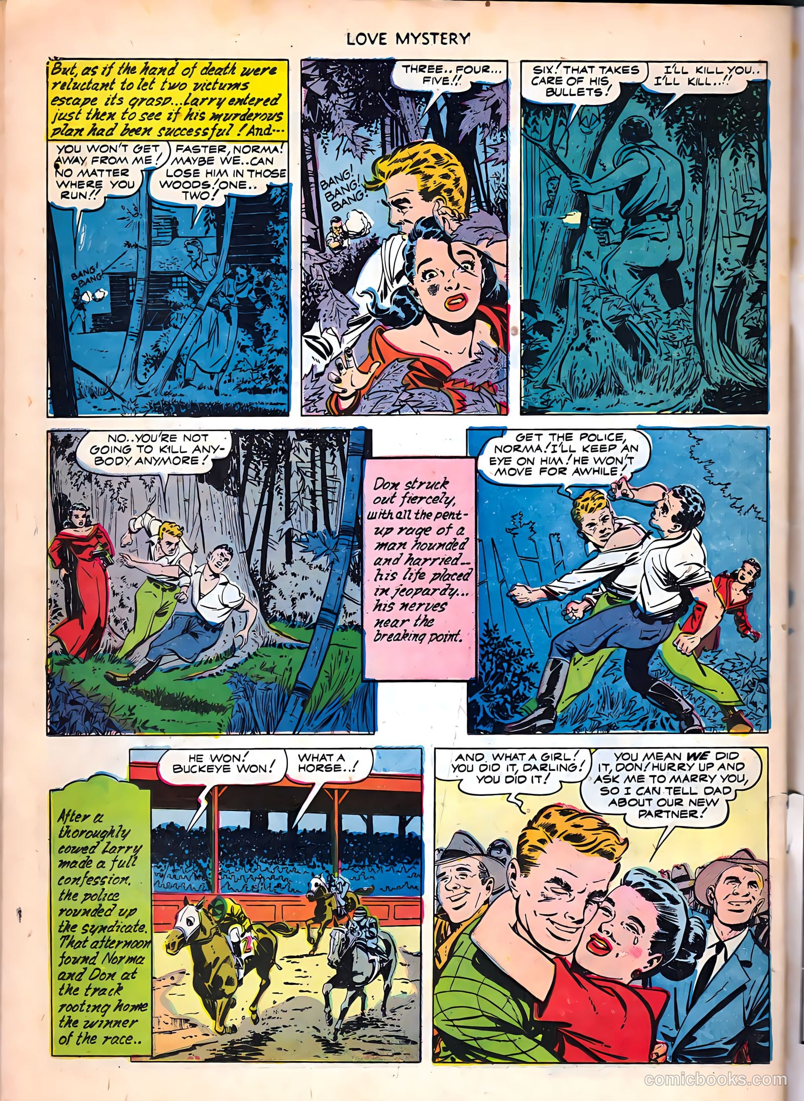 Love Mystery #3 (1950) — page 34 of 36