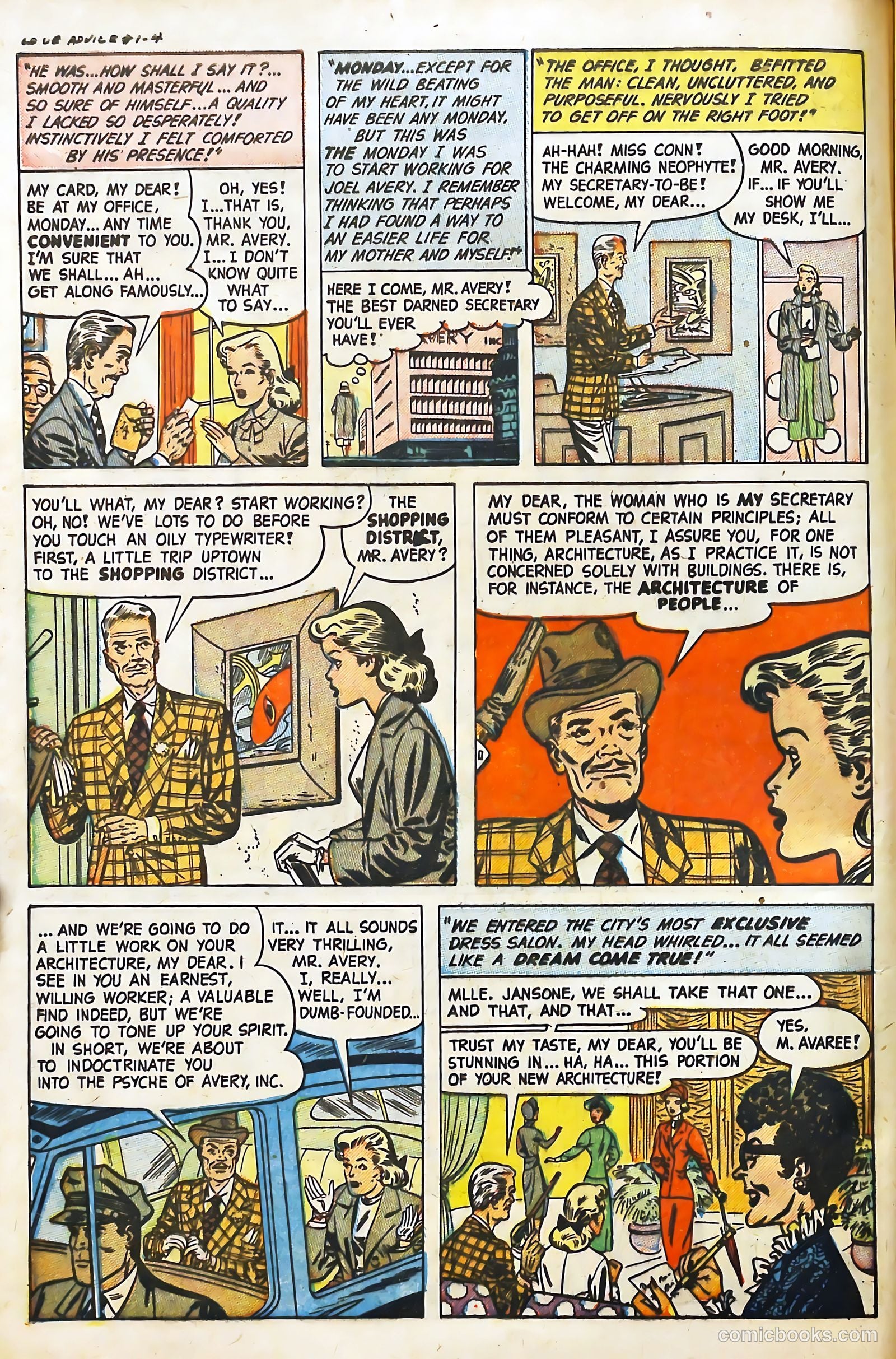 Love Problems and Advice, Illustrated #1 (1949) — page 6 of 59