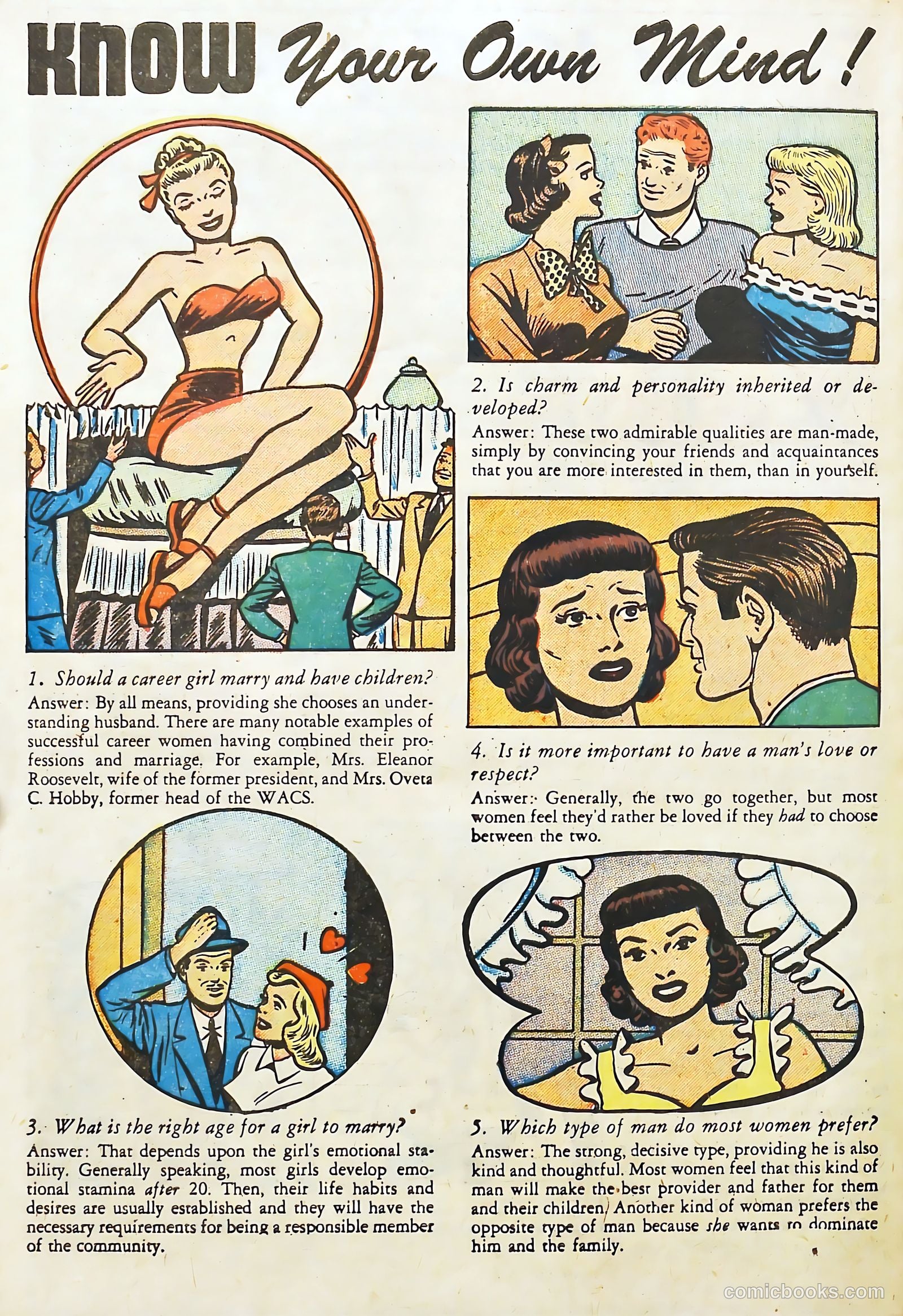 Love Problems and Advice, Illustrated #1 (1949) — page 53 of 59