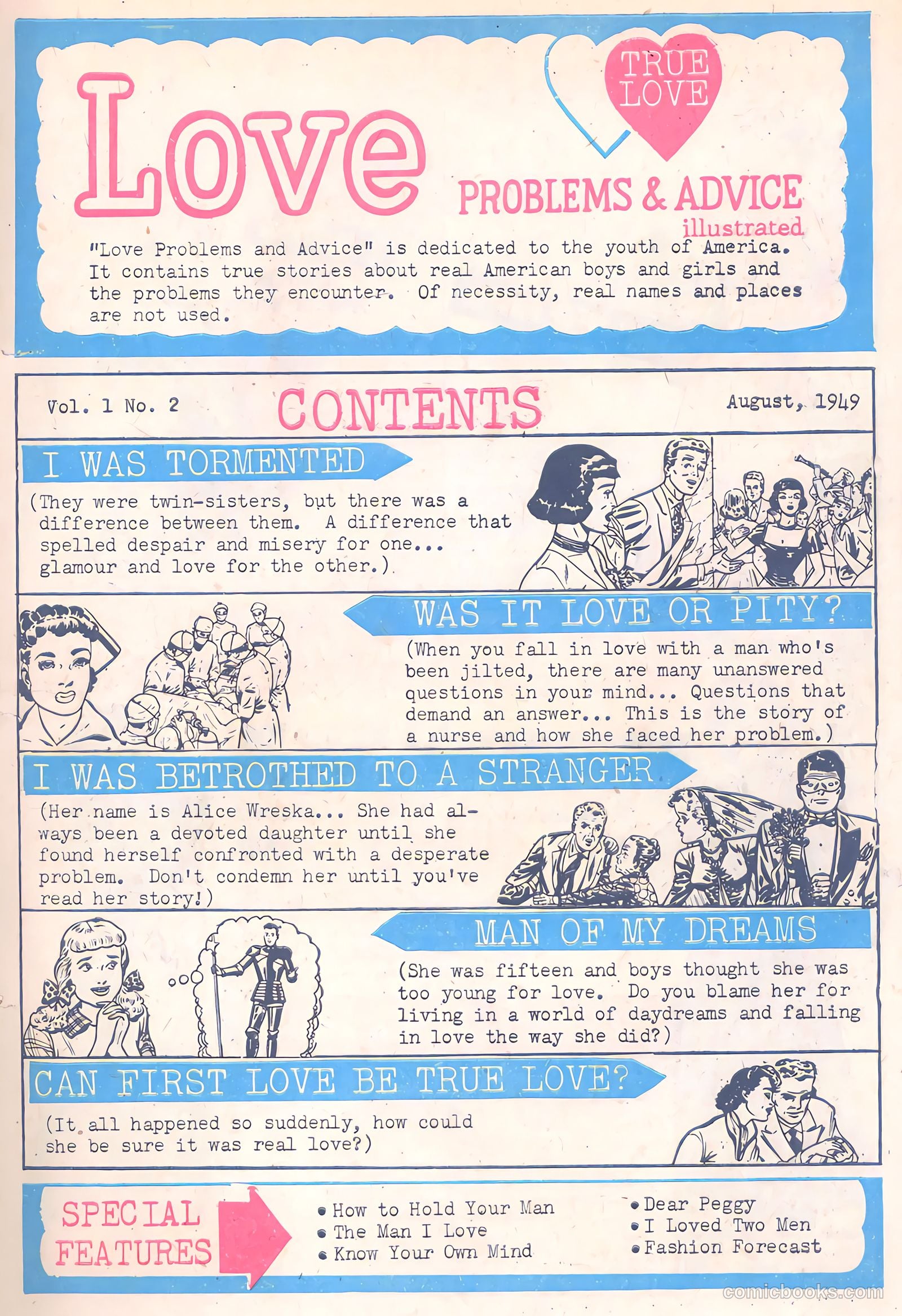 Love Problems and Advice, Illustrated #2 (1949) — page 3 of 65