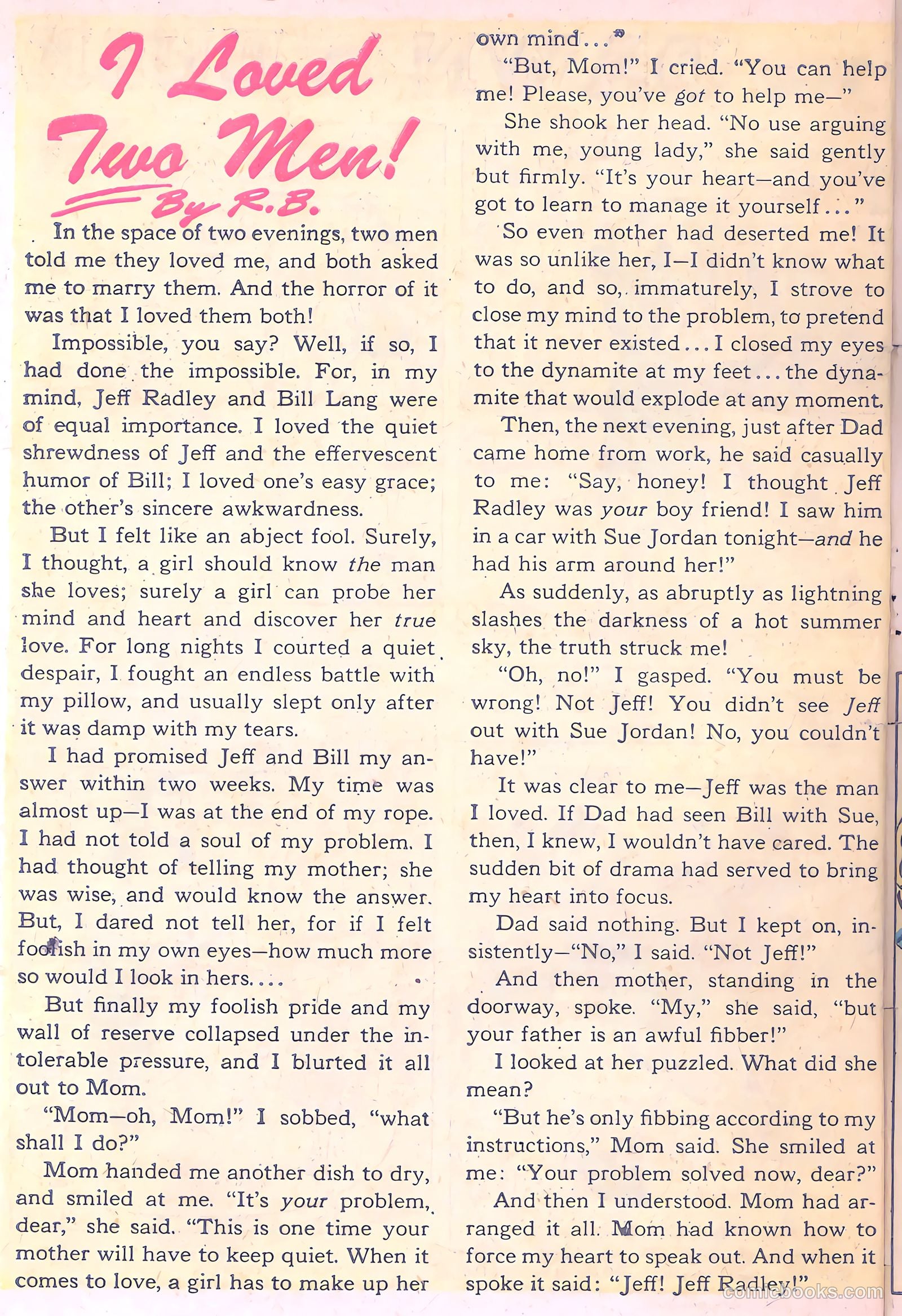 Love Problems and Advice, Illustrated #2 (1949) — page 61 of 65