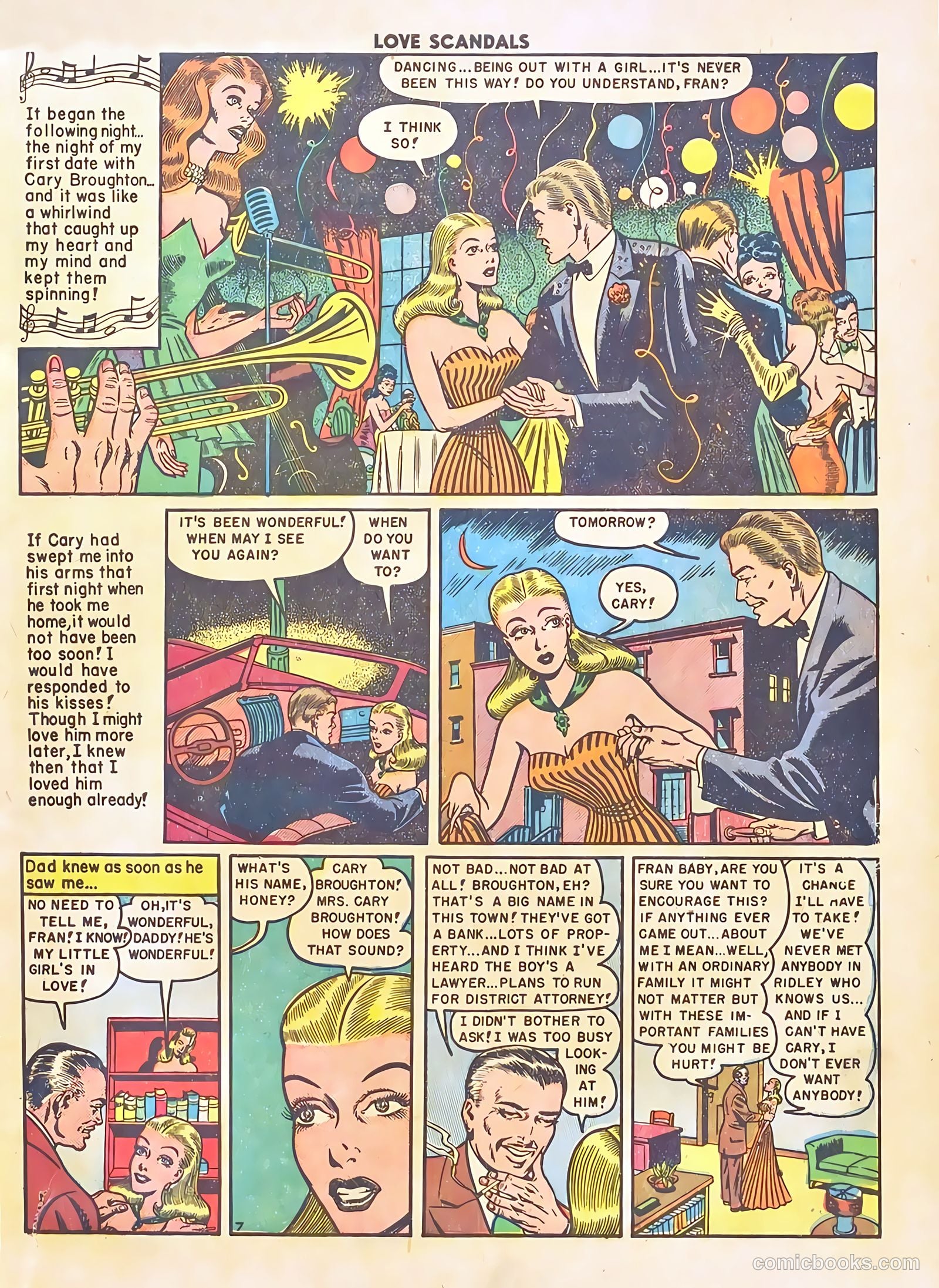 Love Scandals #1 (1950) — page 9 of 36