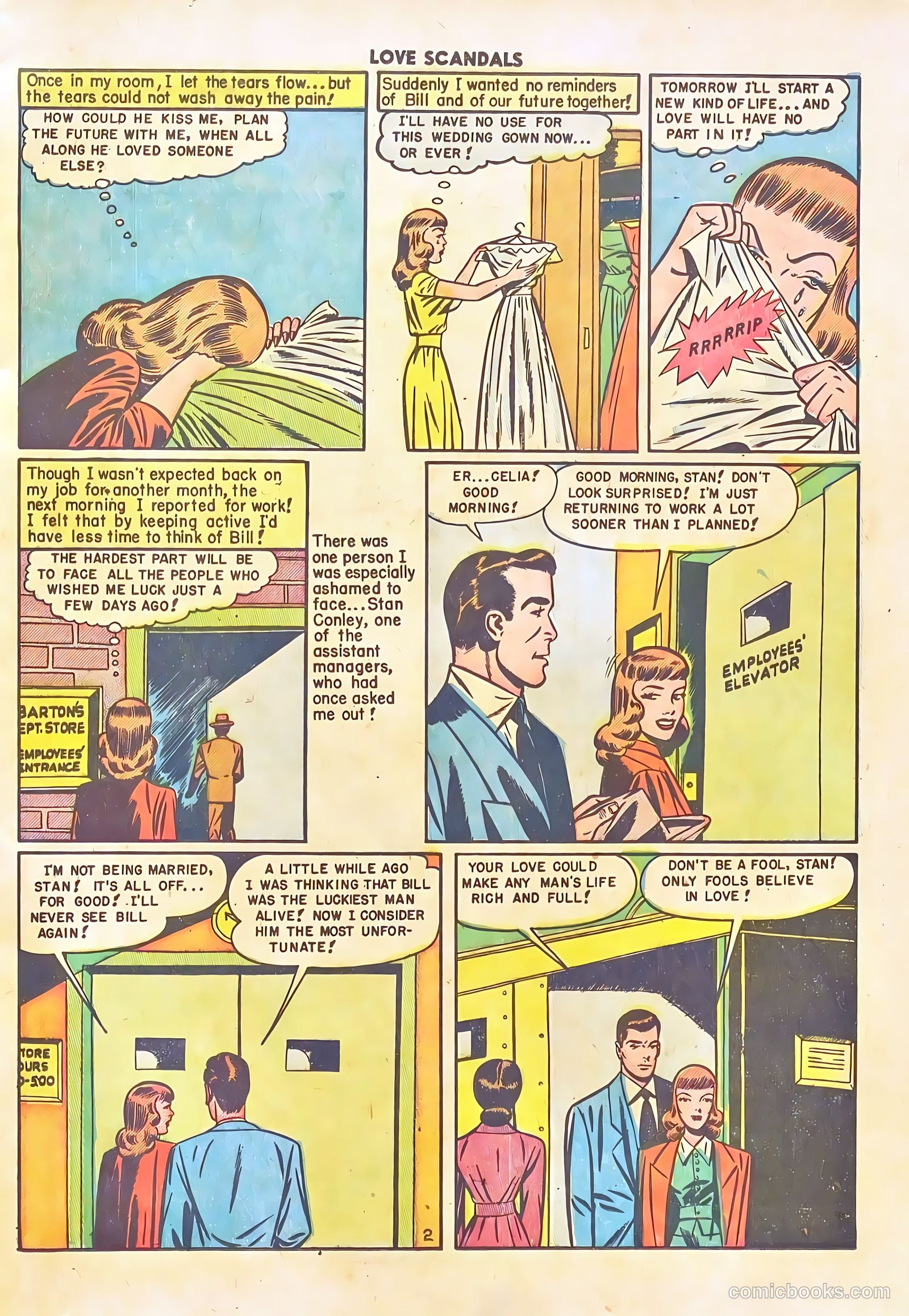 Love Scandals #1 (1950) — page 13 of 36