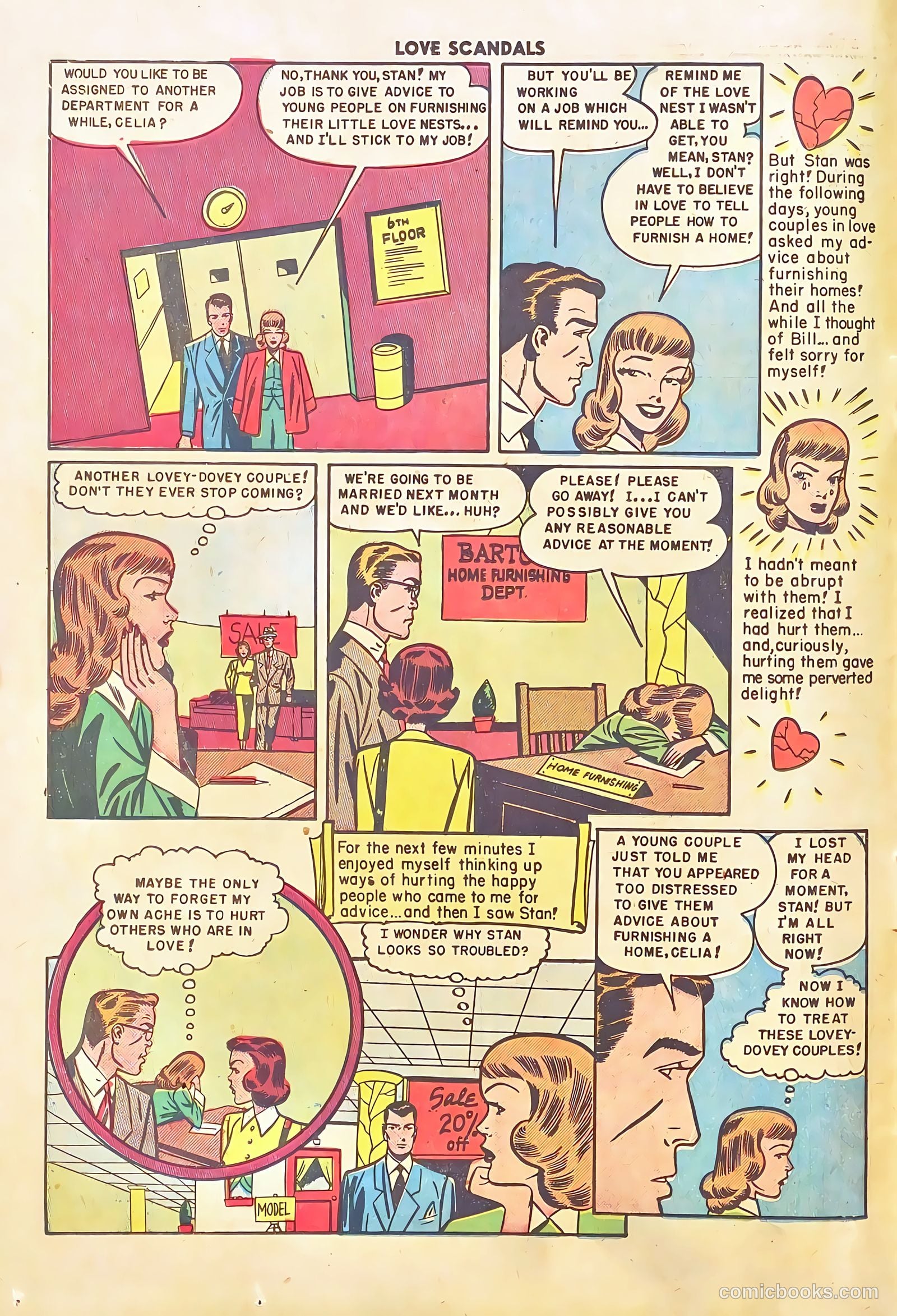 Love Scandals #1 (1950) — page 14 of 36