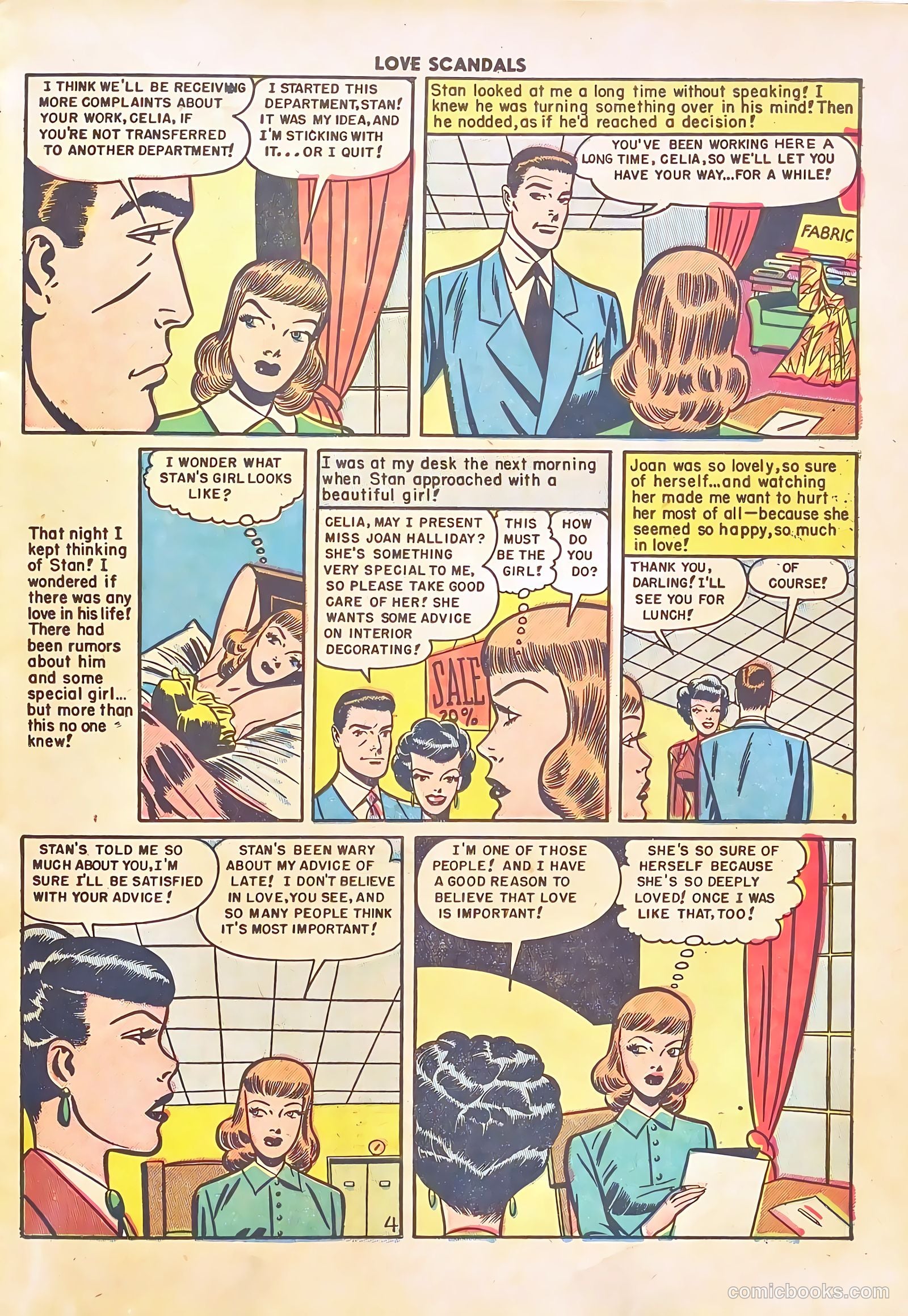 Love Scandals #1 (1950) — page 15 of 36