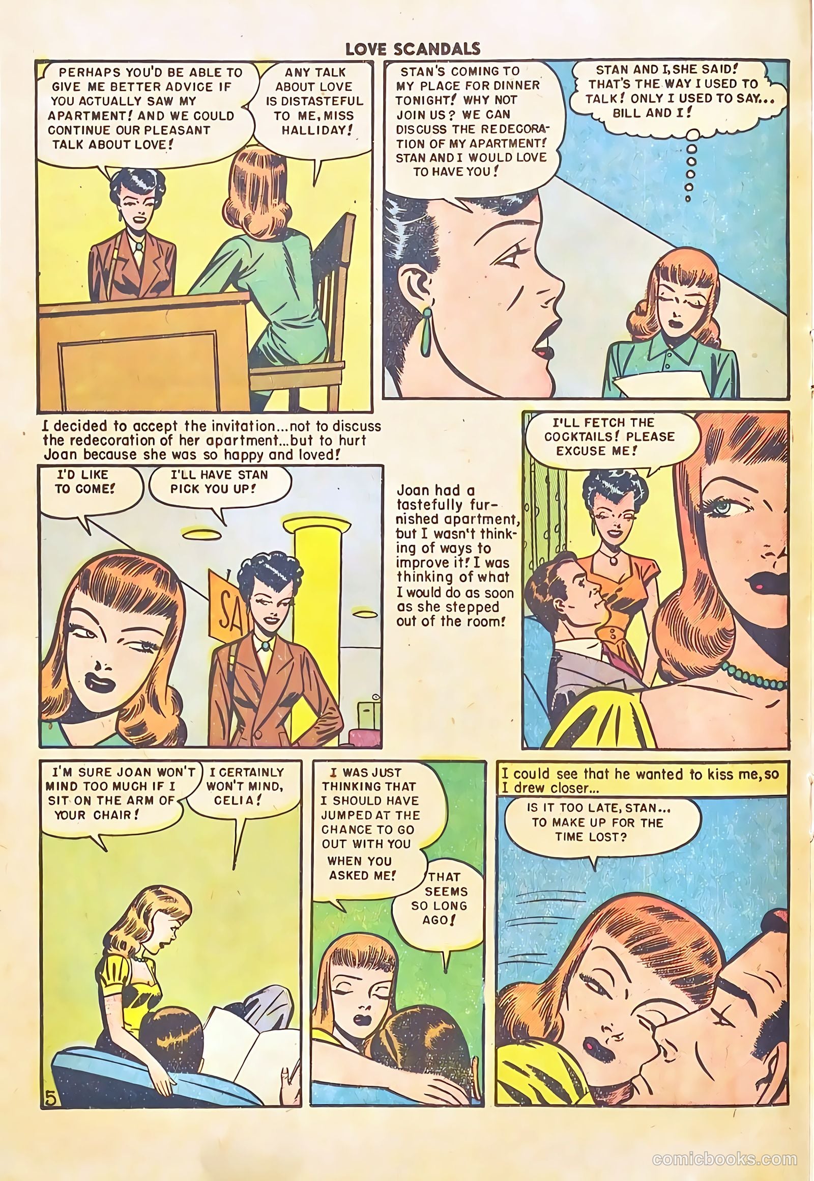 Love Scandals #1 (1950) — page 16 of 36