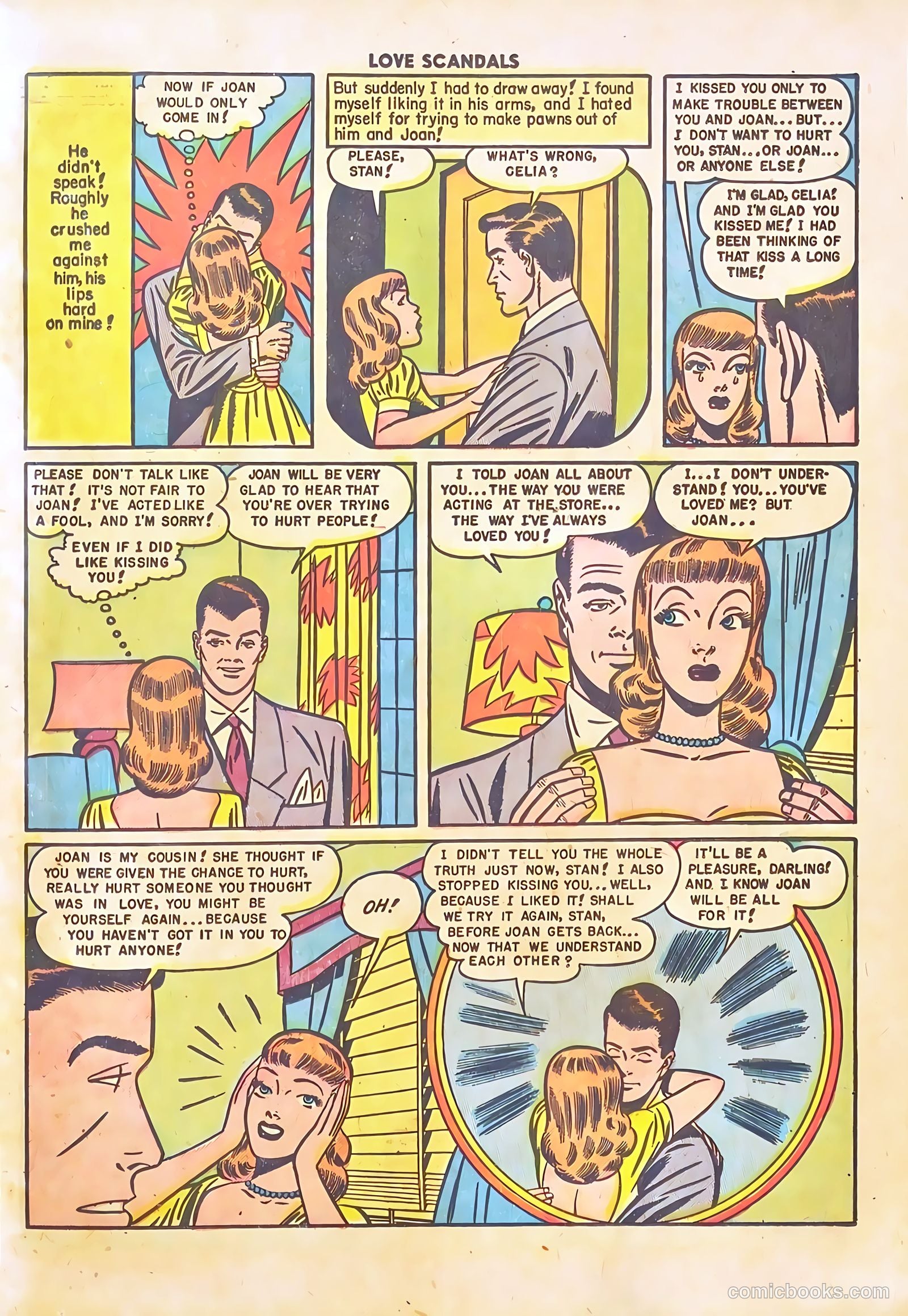 Love Scandals #1 (1950) — page 17 of 36