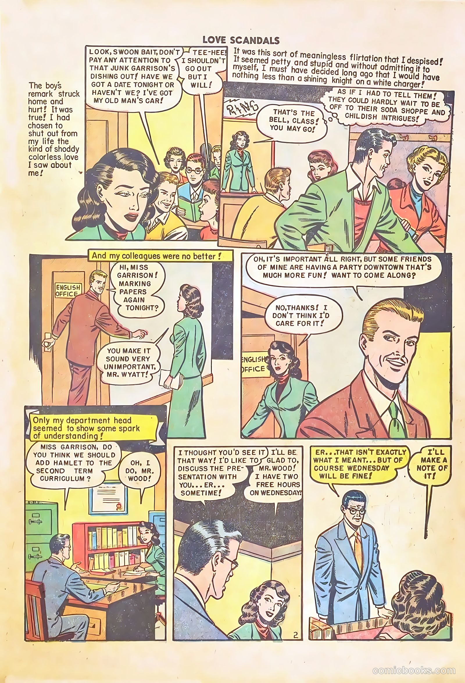 Love Scandals #1 (1950) — page 19 of 36