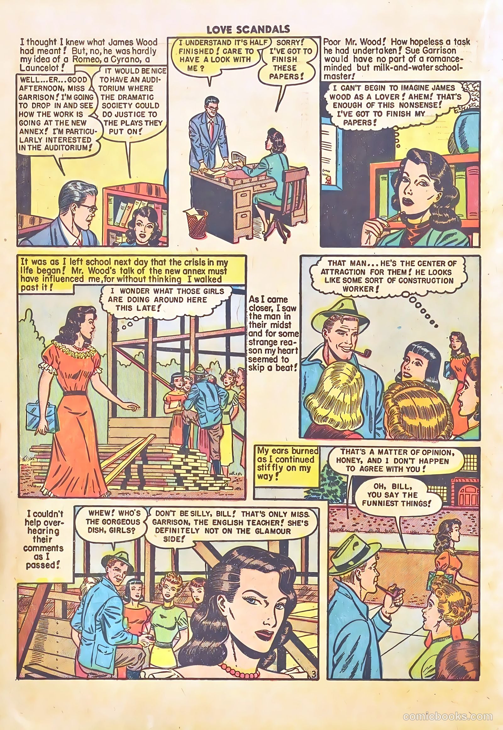 Love Scandals #1 (1950) — page 20 of 36