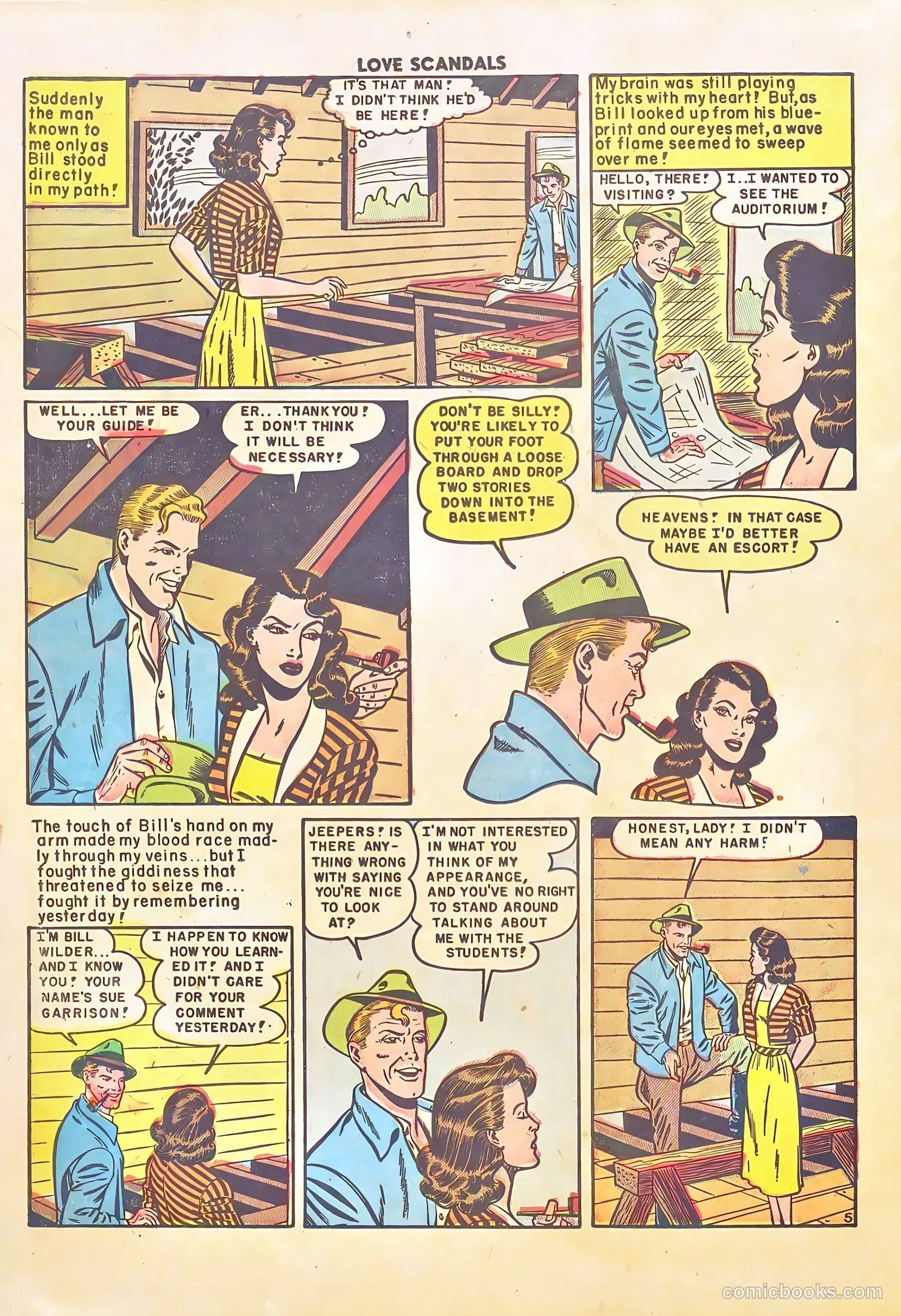 Love Scandals #1 (1950) — page 22 of 36
