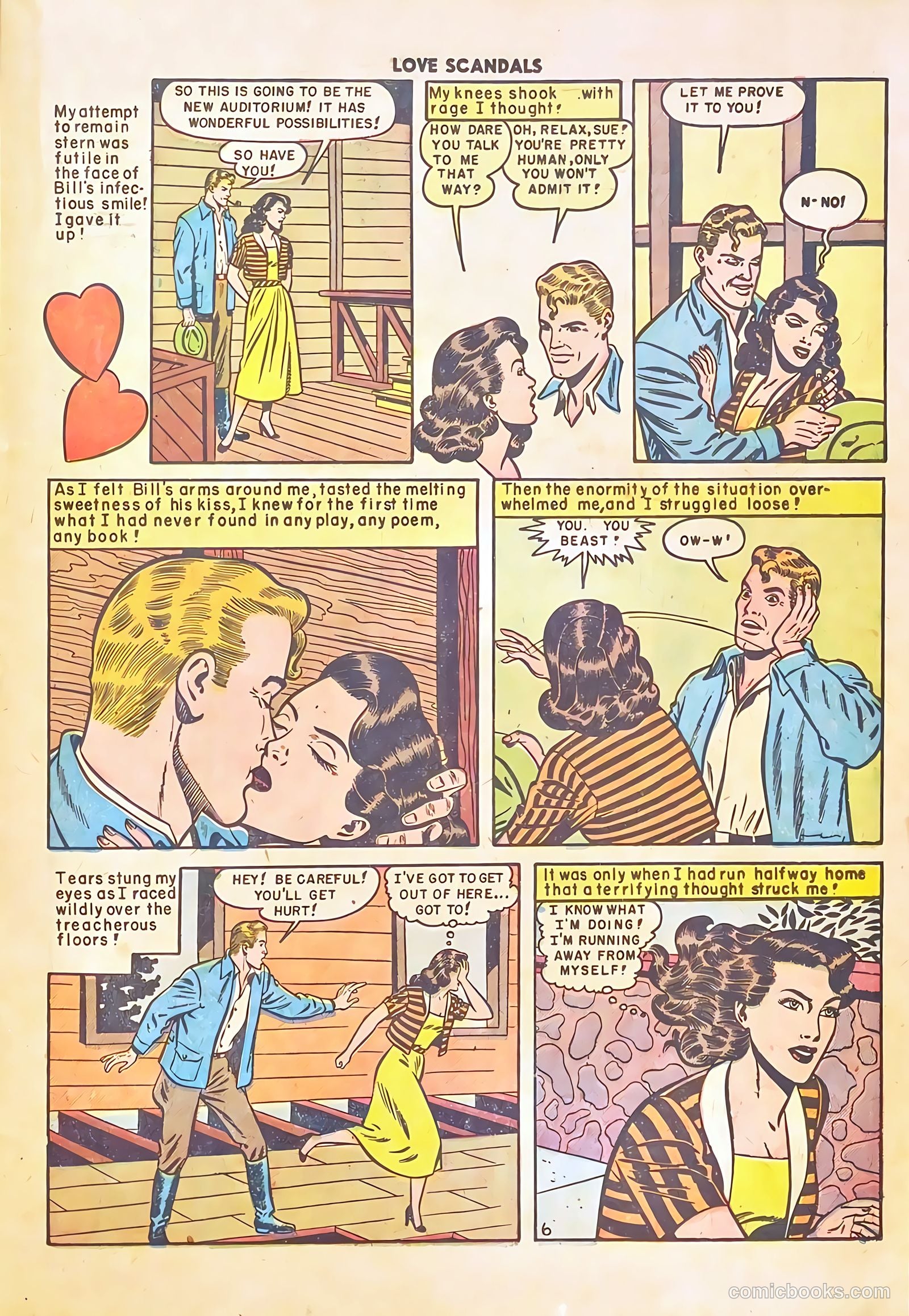 Love Scandals #1 (1950) — page 23 of 36