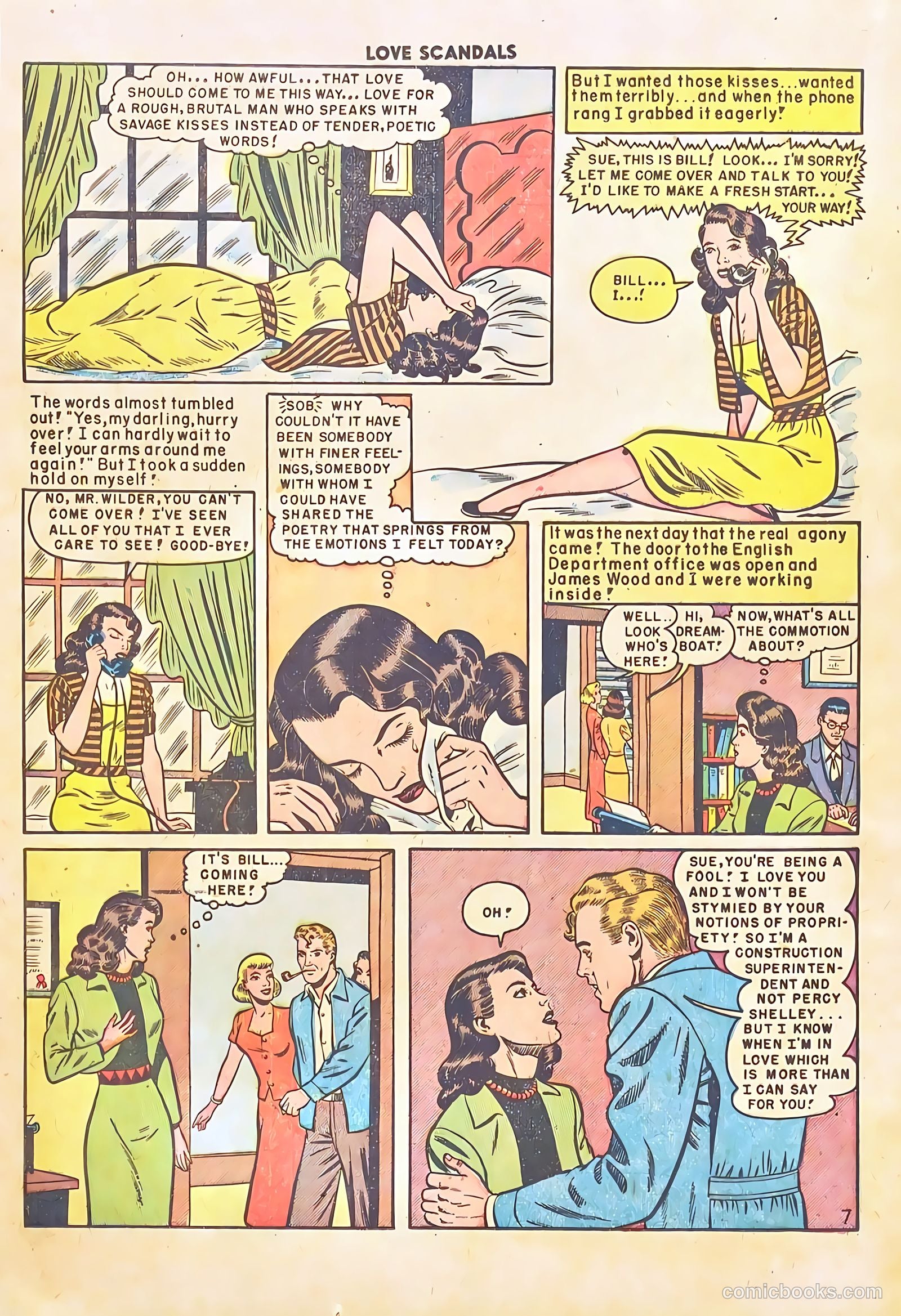 Love Scandals #1 (1950) — page 24 of 36