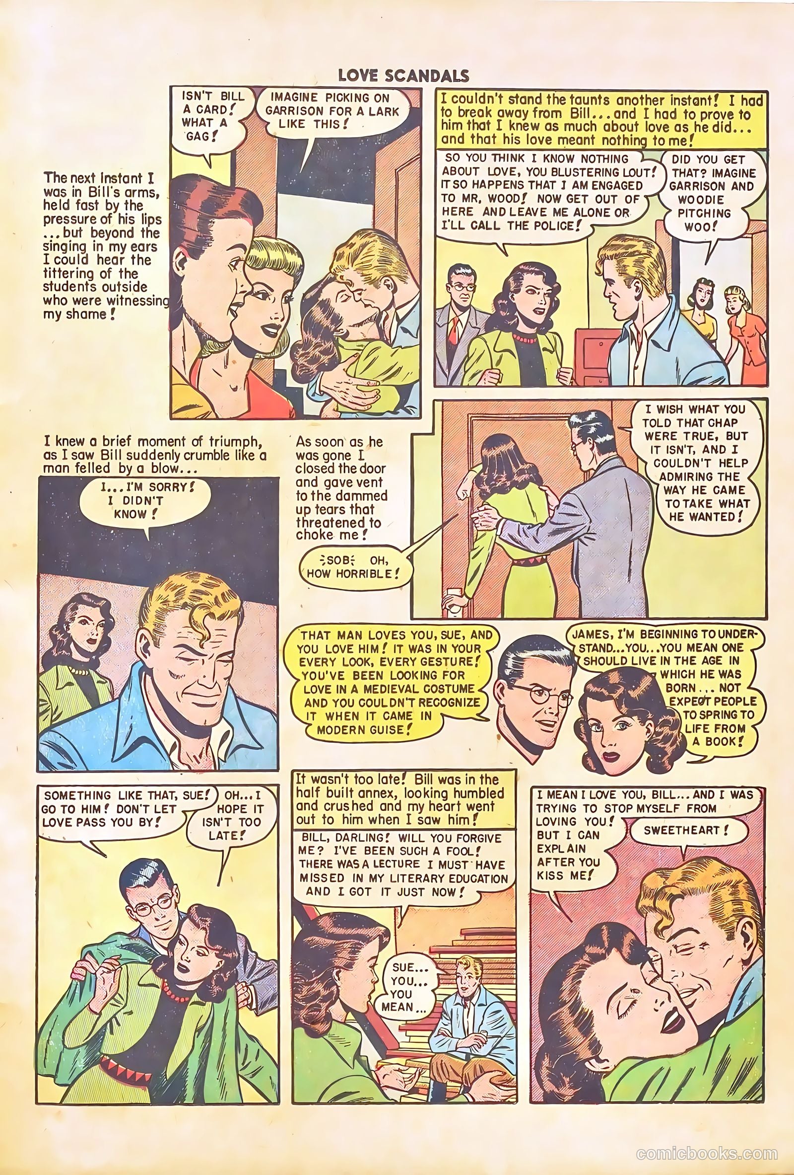 Love Scandals #1 (1950) — page 25 of 36