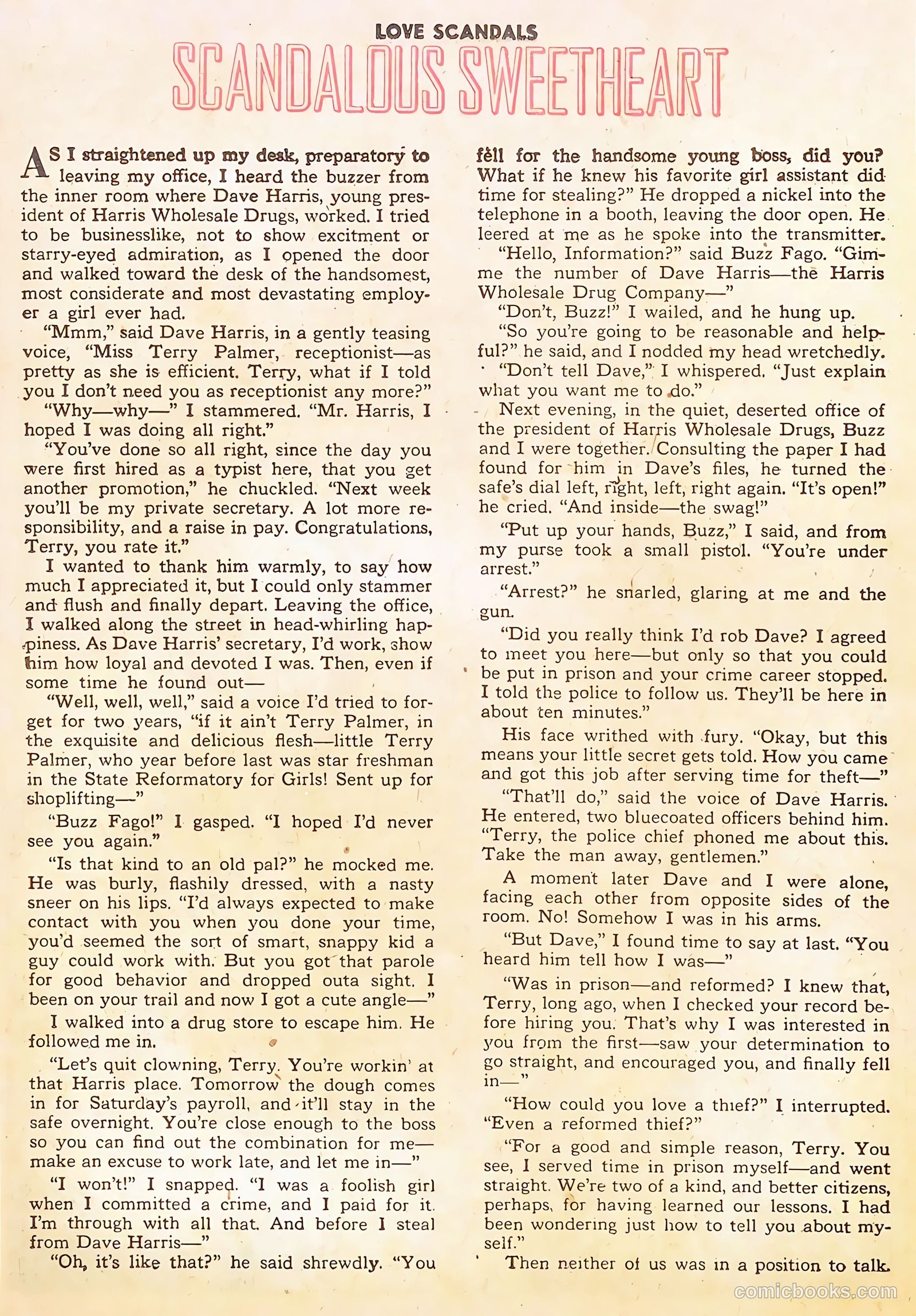Love Scandals #1 (1950) — page 26 of 36