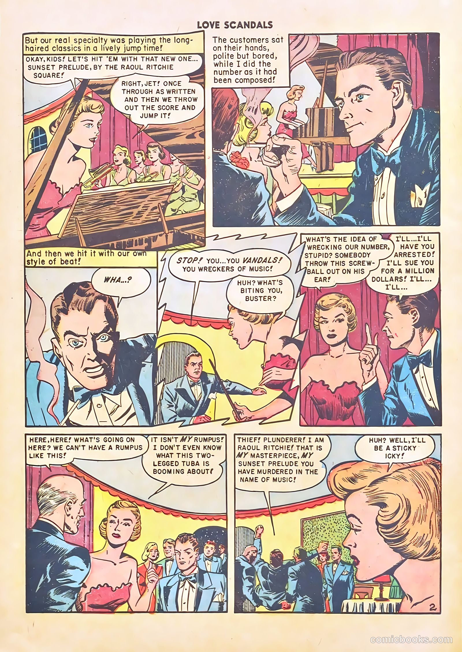 Love Scandals #1 (1950) — page 28 of 36
