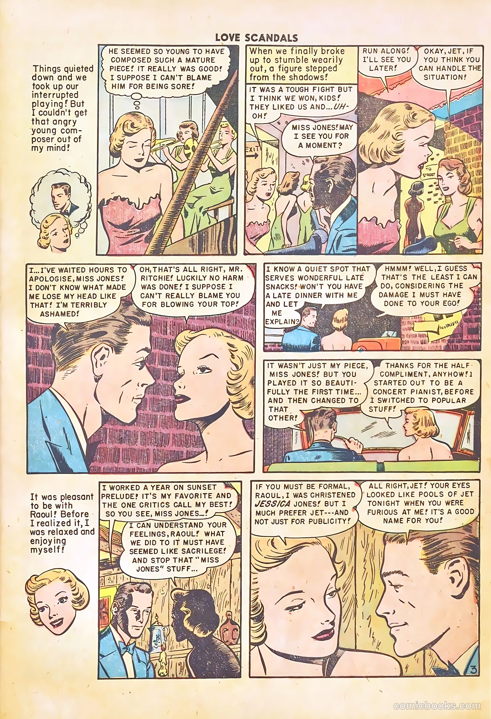 Love Scandals #1 (1950) — page 29 of 36