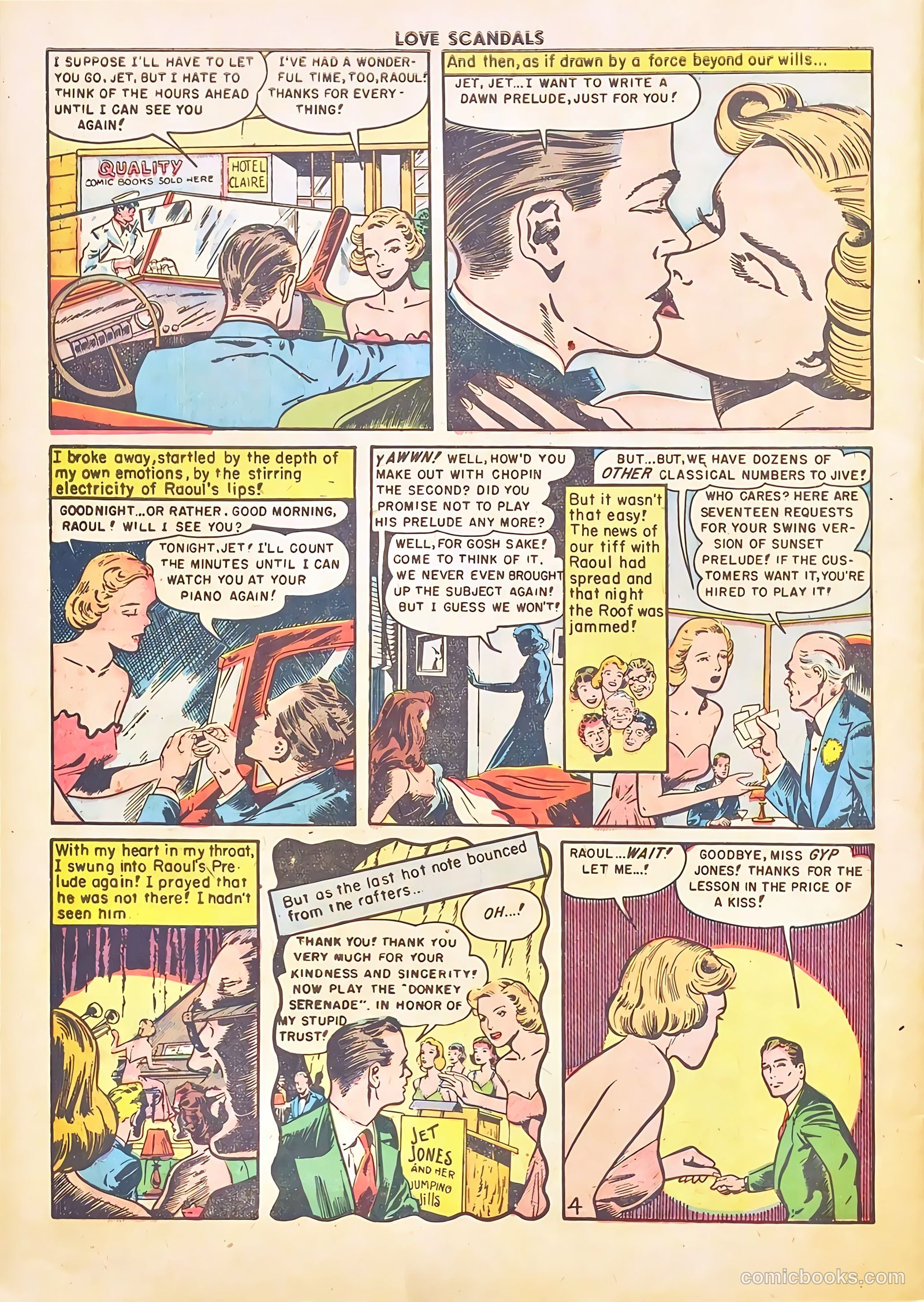 Love Scandals #1 (1950) — page 30 of 36