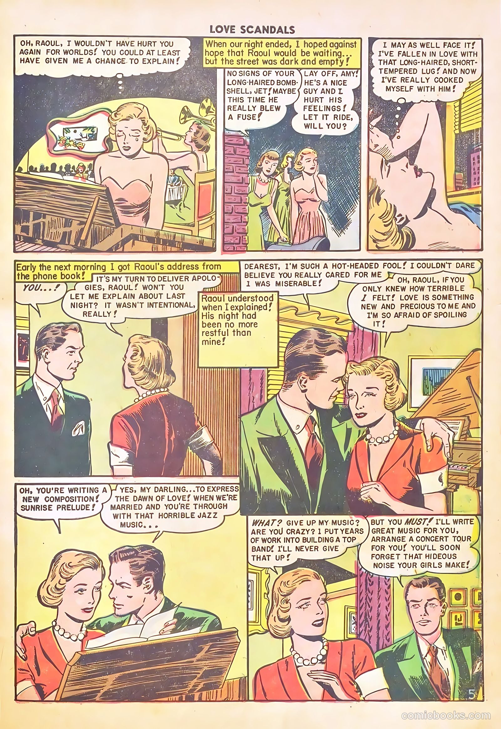 Love Scandals #1 (1950) — page 31 of 36