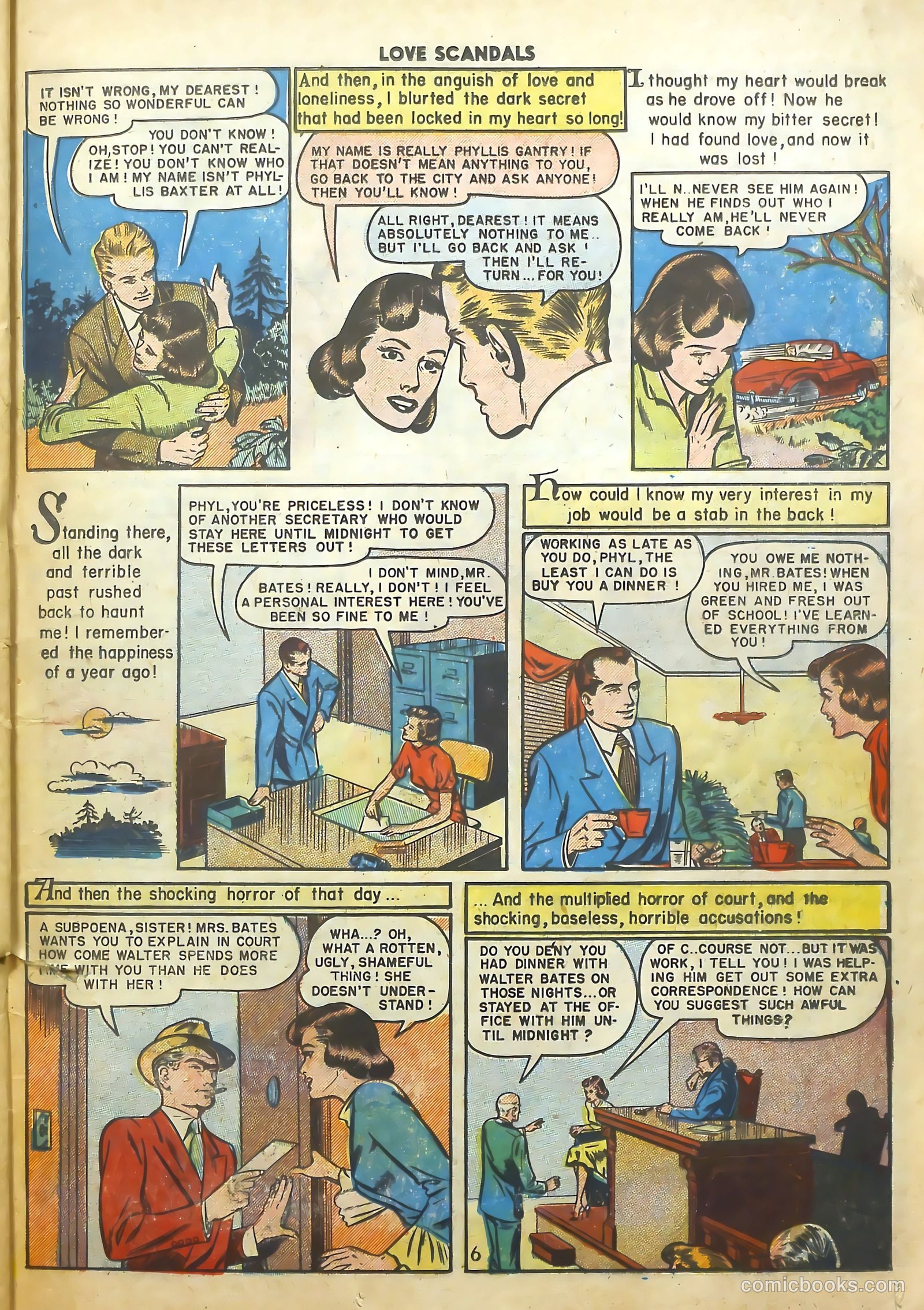 Love Scandals #2 (1950) — page 24 of 38