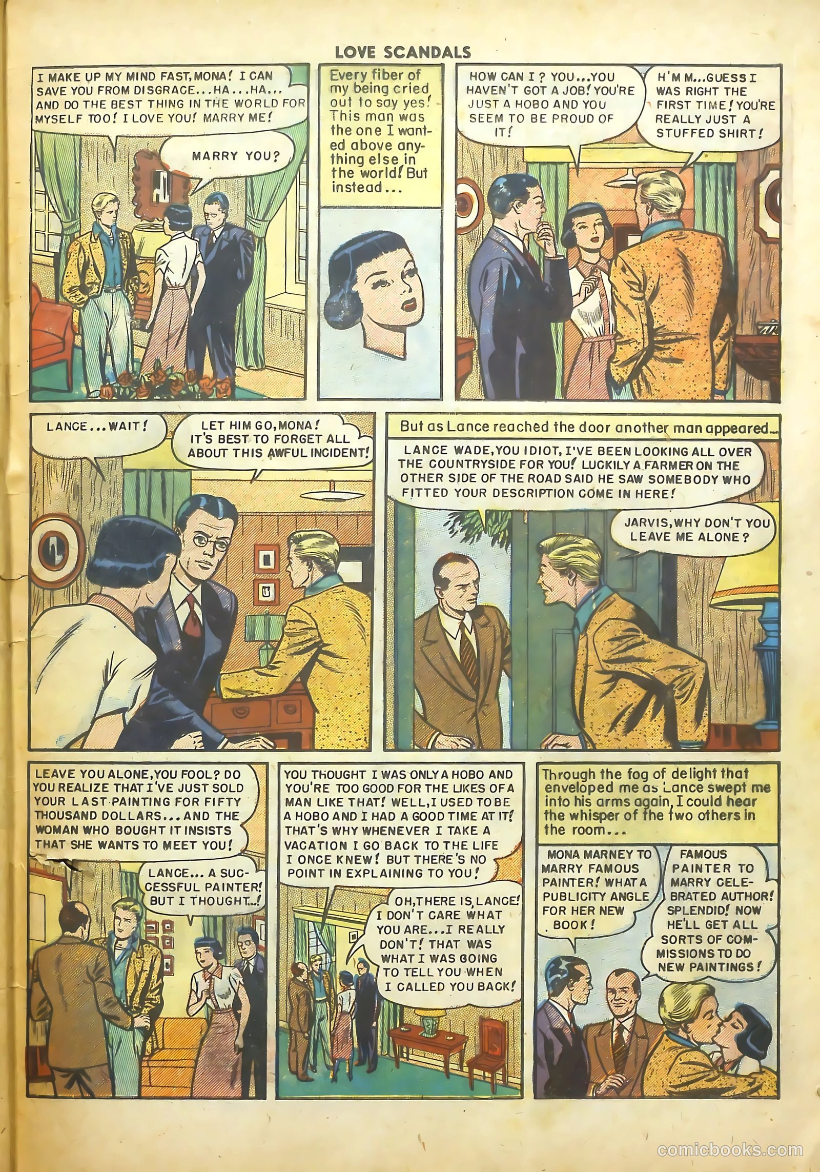 Love Scandals #2 (1950) — page 34 of 38