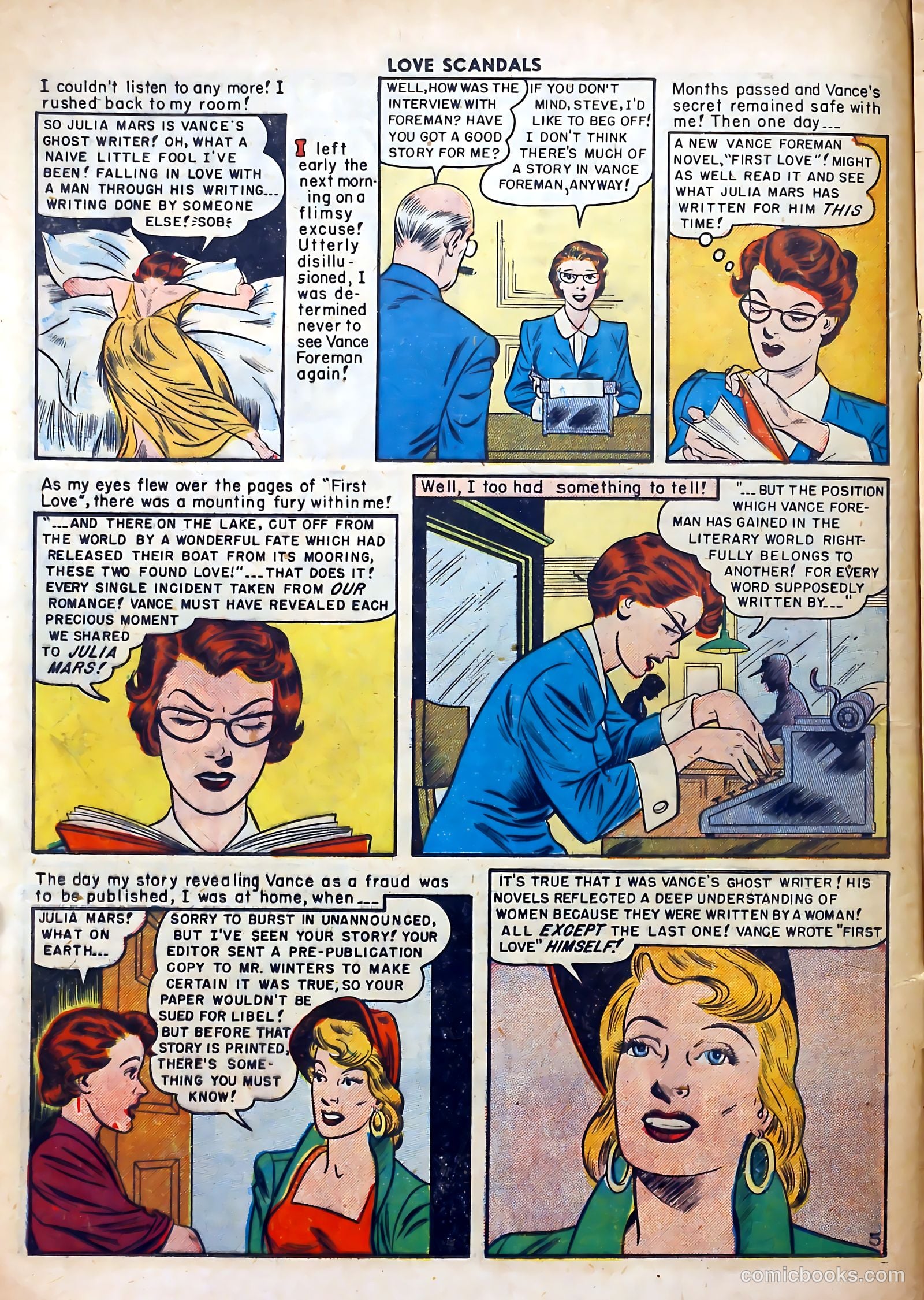 Love Scandals #3 (1950) — page 16 of 36